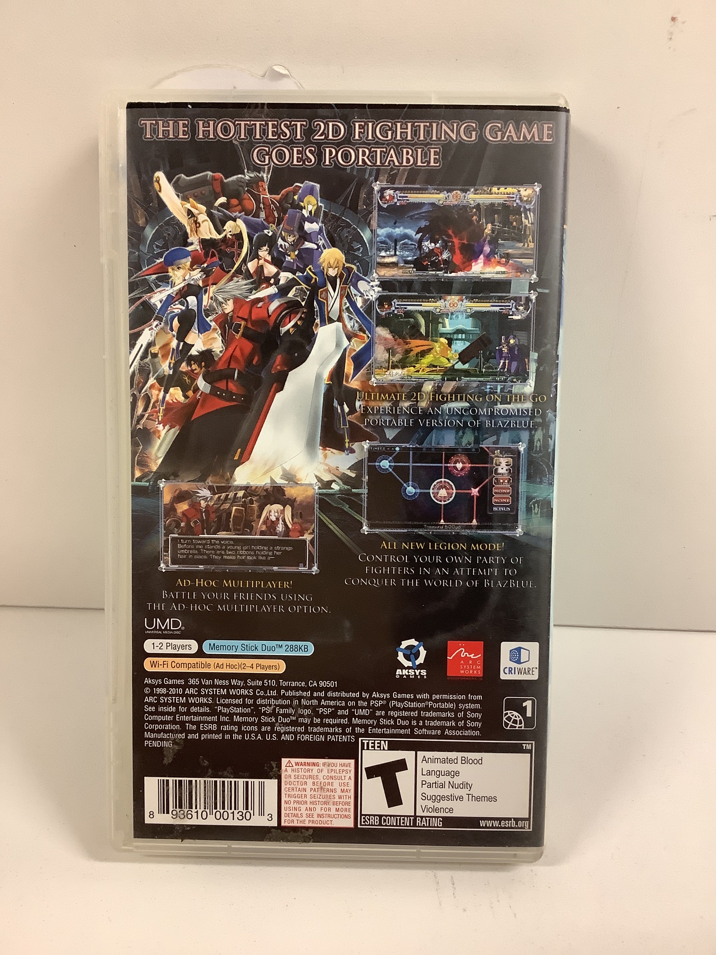 BlazBlue: Calamity Trigger Portable - PSP - Image 2