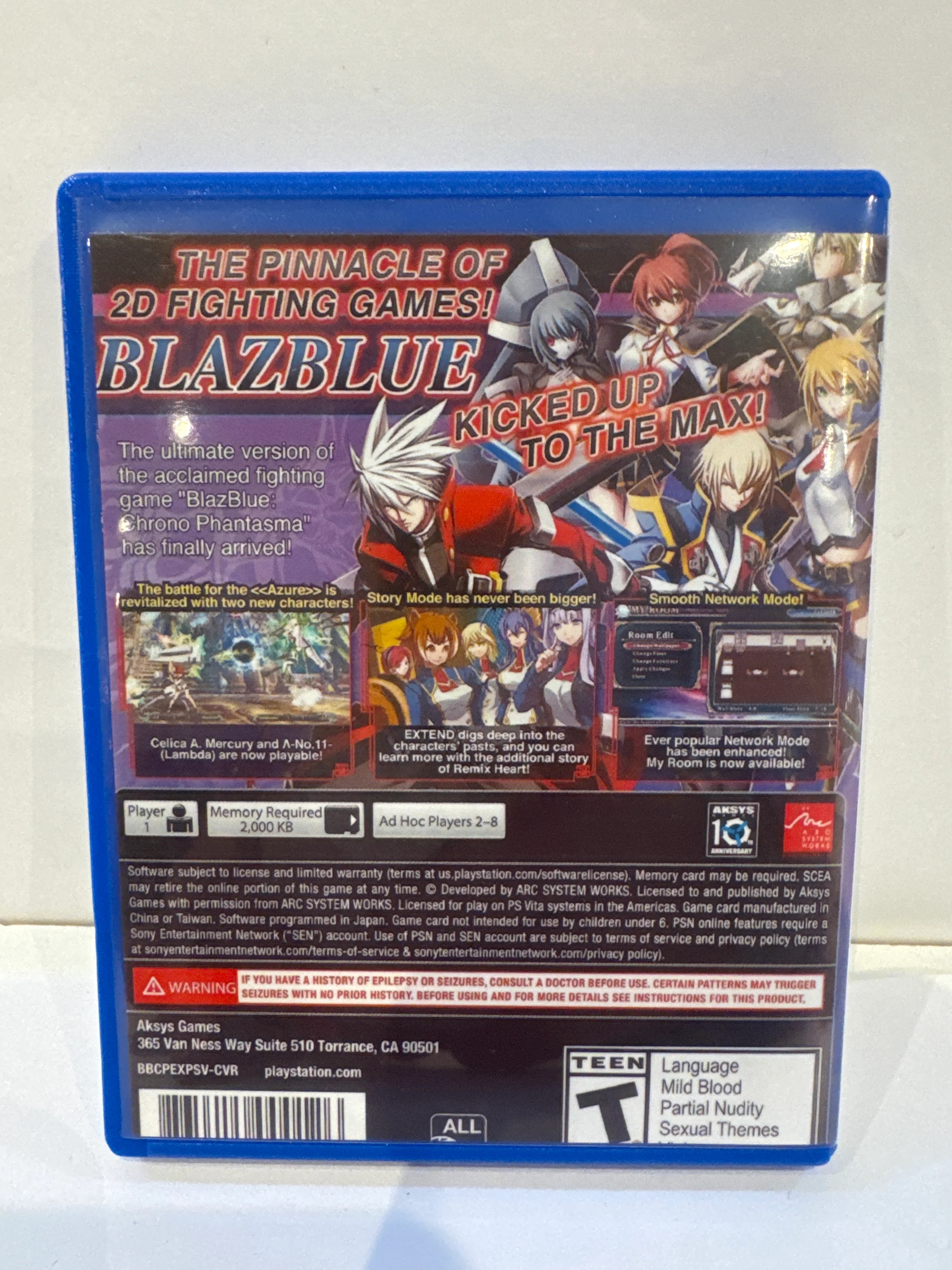 BlazBlue: Chrono Phantasma Extend - Playstation Vita - Image 2