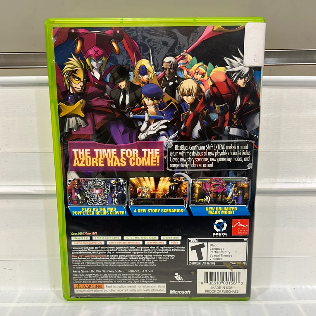 Blazblue: Continuum Shift Extend - Xbox 360 - Image 2