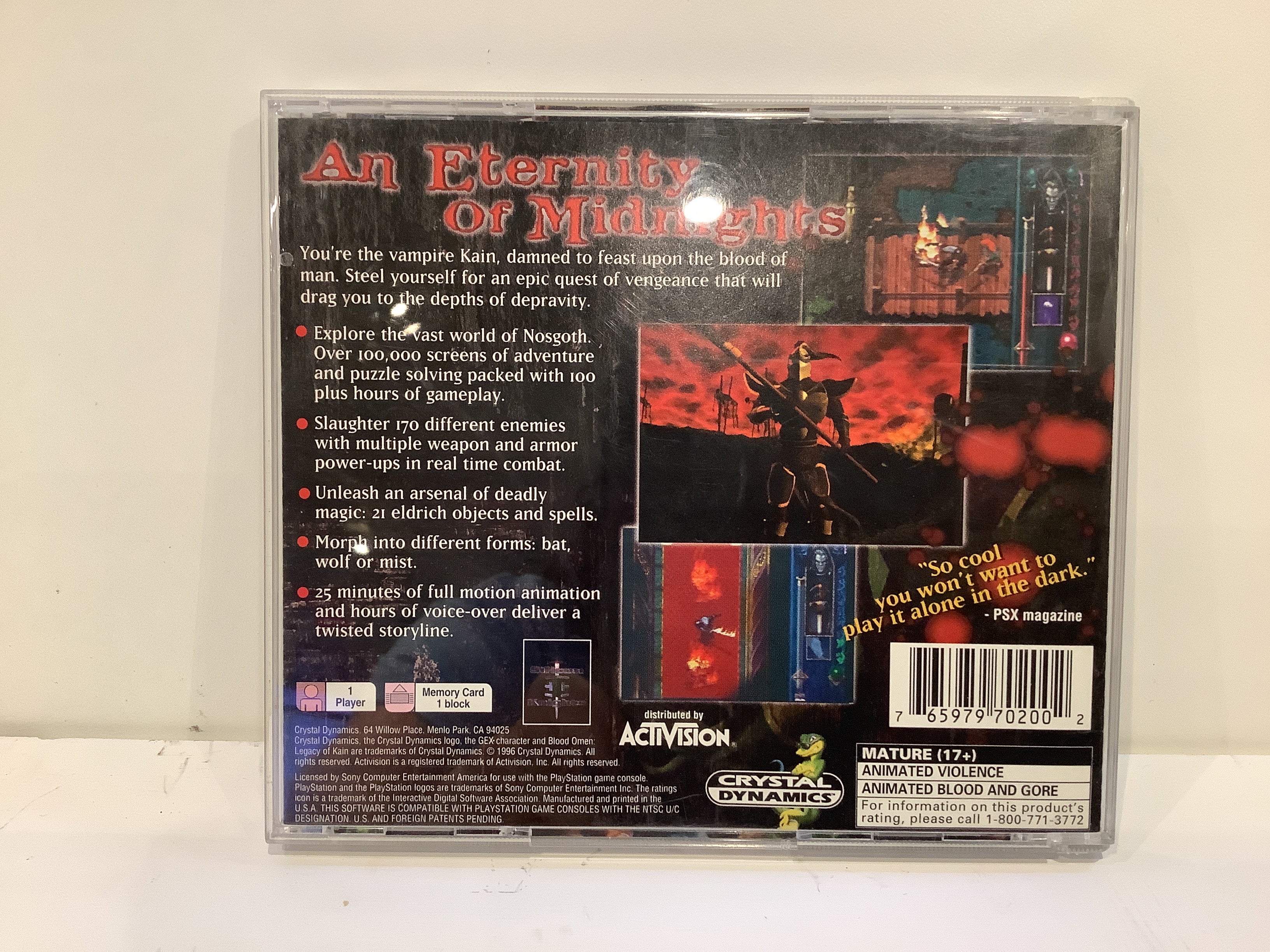 Blood Omen: Legacy of Kain - Playstation - Image 2