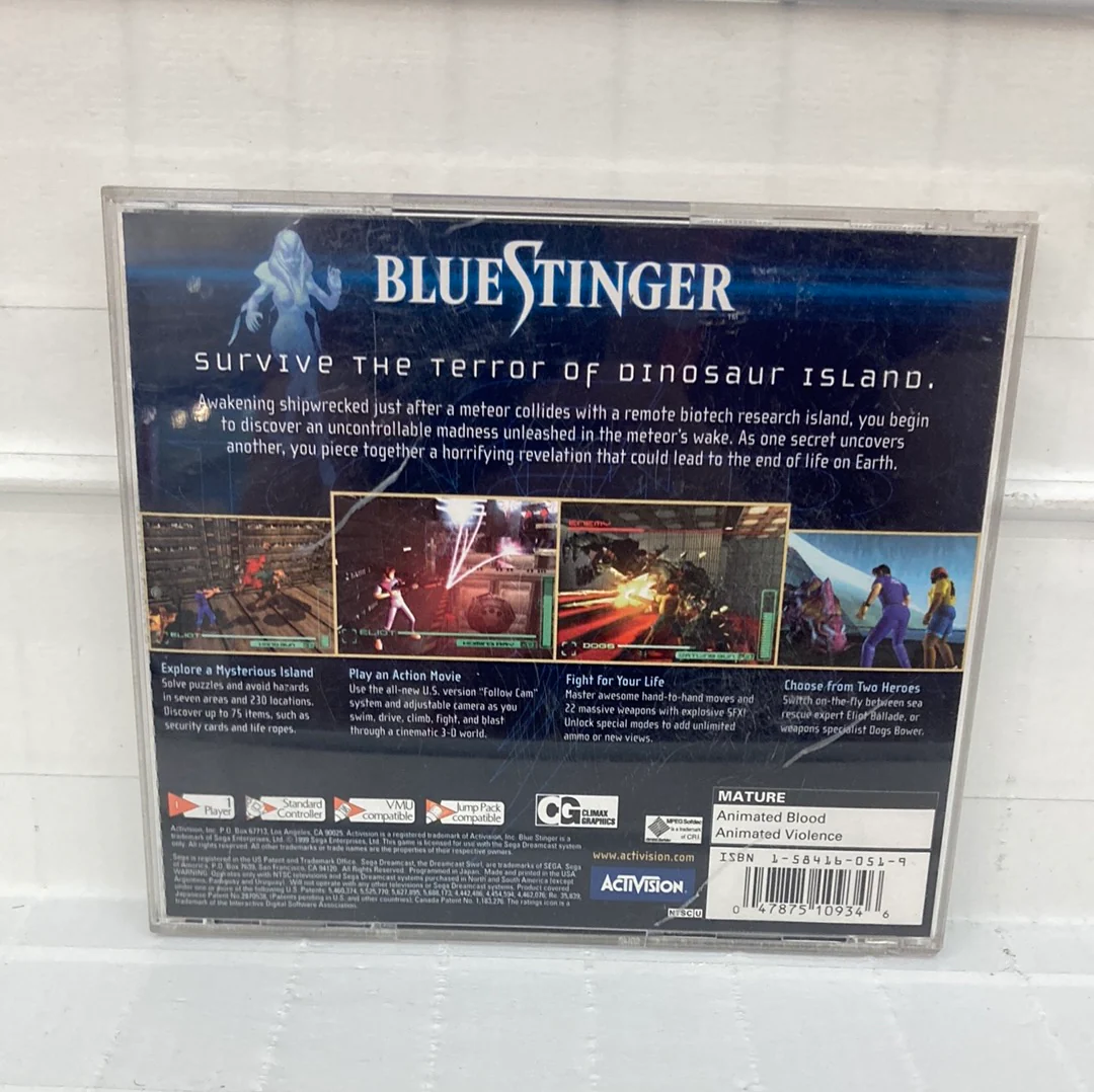 Blue Stinger - Sega Dreamcast - Image 2