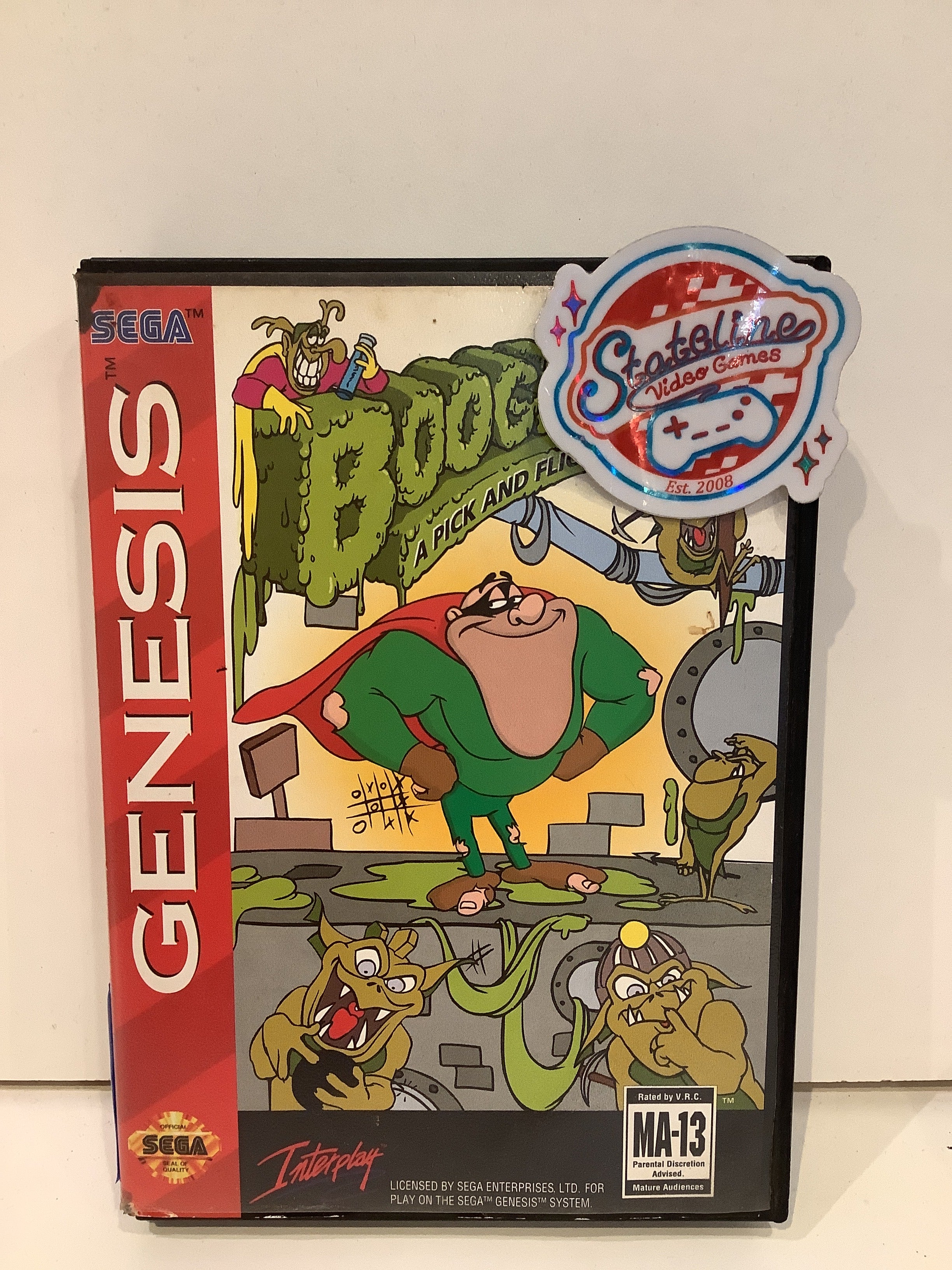 Boogerman A Pick and Flick Adventure - Sega Genesis - Image 2