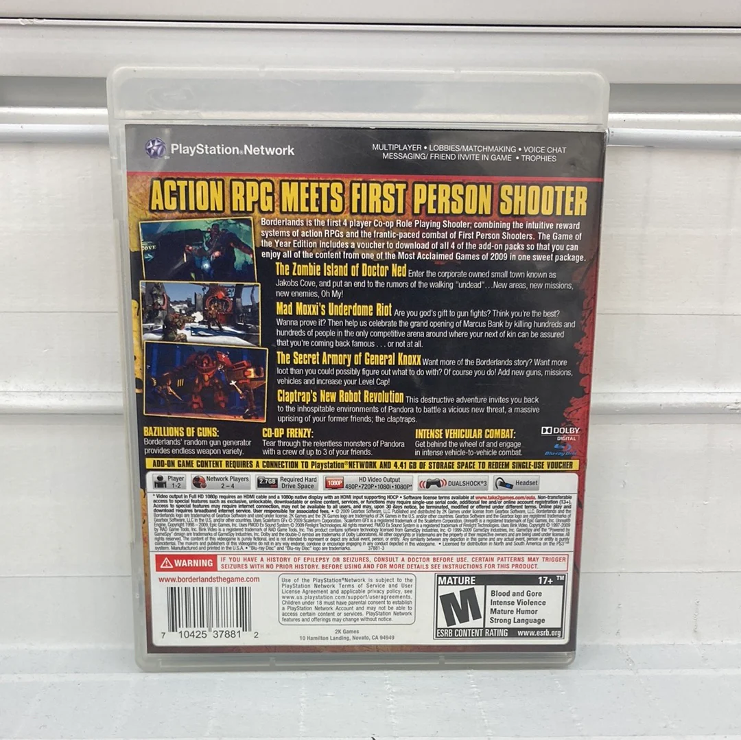 Borderlands [Game of the Year] - Playstation 3 - Image 2
