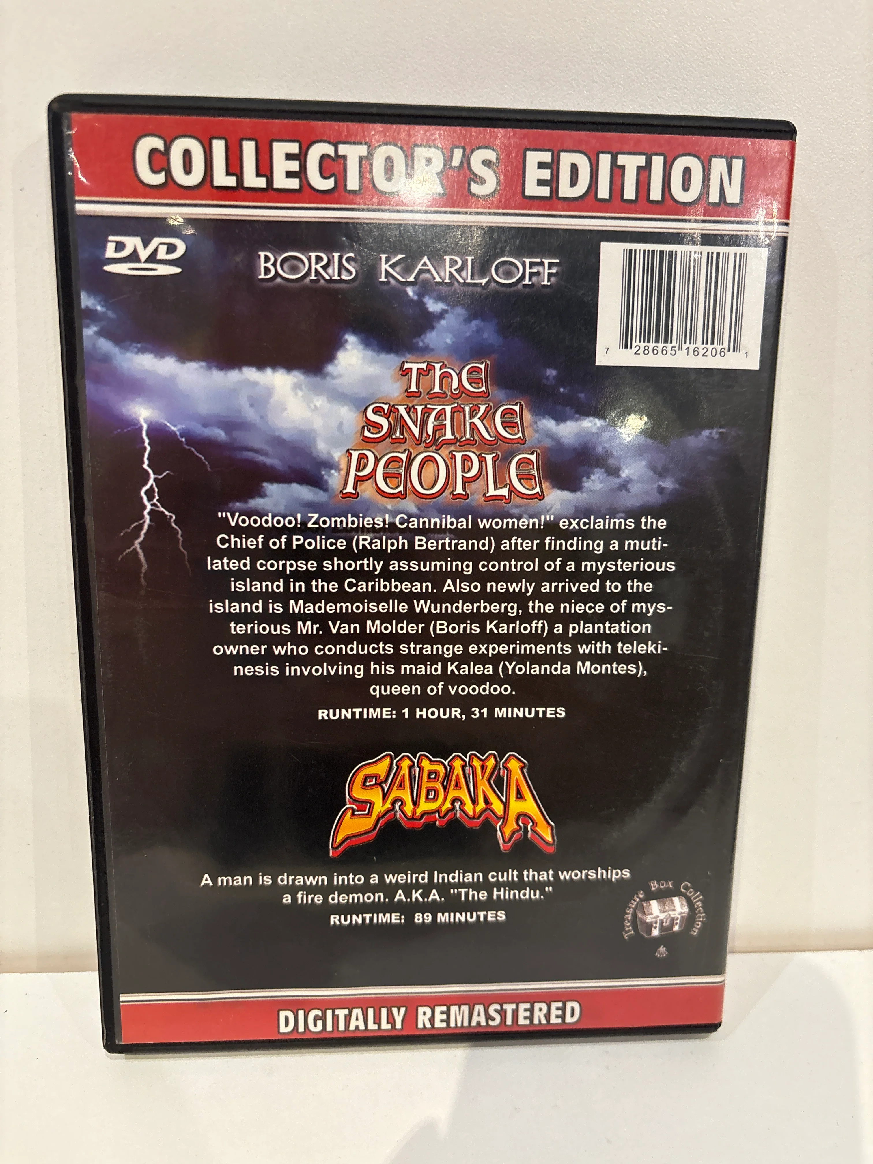 Boris Karloff: The Snake People / Sabaka - DVD - Image 2
