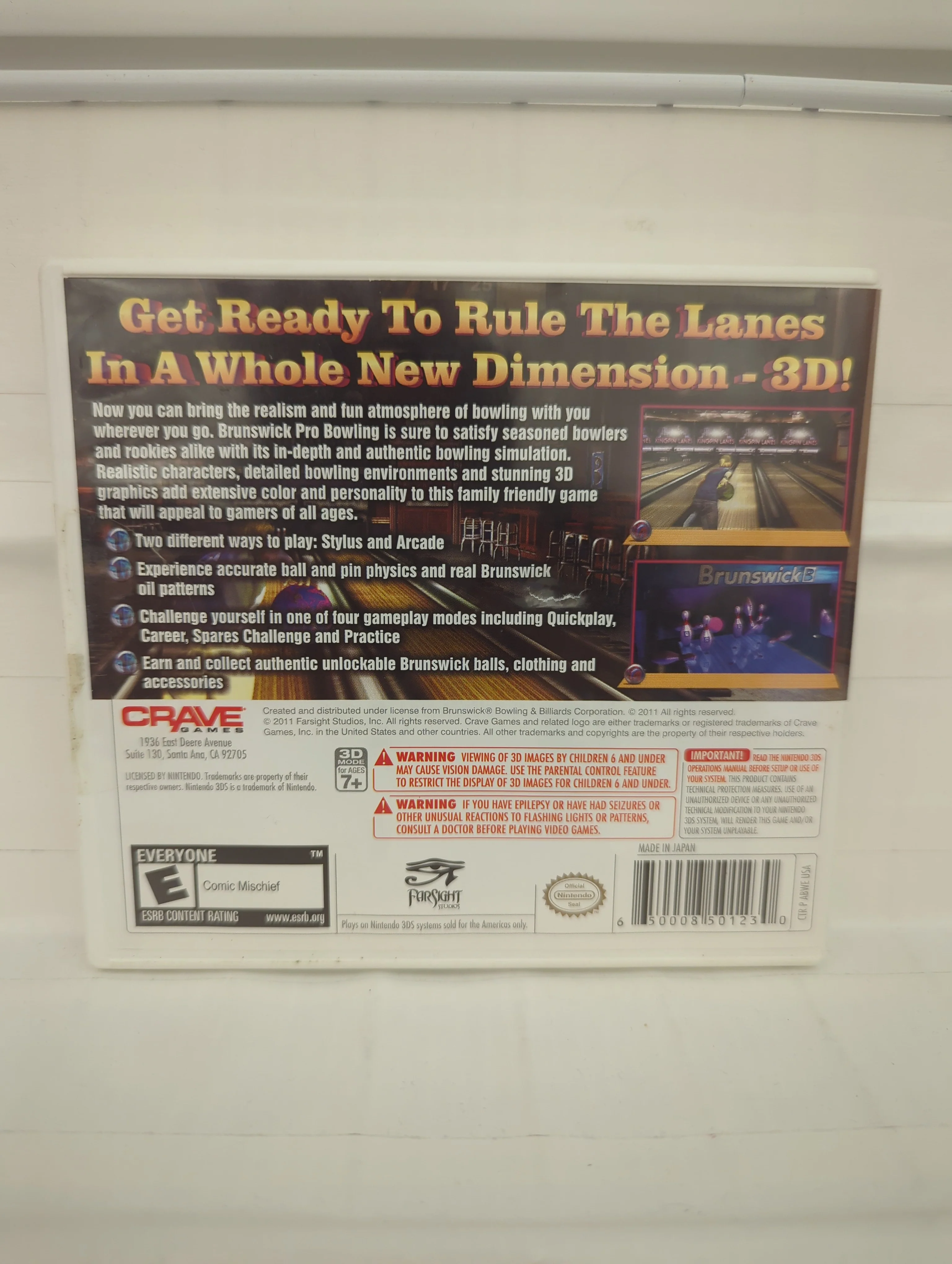 Brunswick Pro Bowling - Nintendo 3DS - Image 2