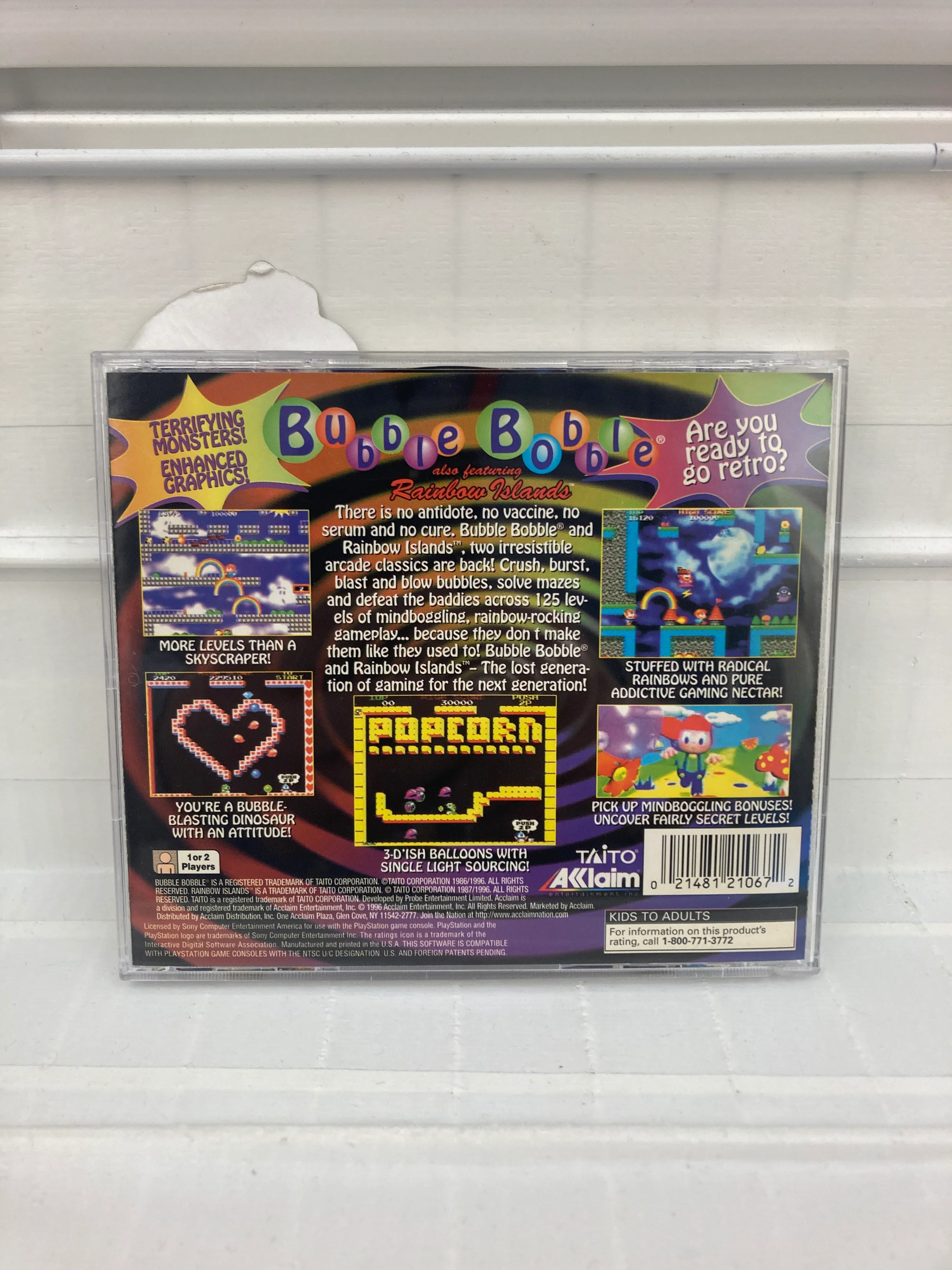 Bubble Bobble Featuring Rainbow Islands - Playstation - Image 4
