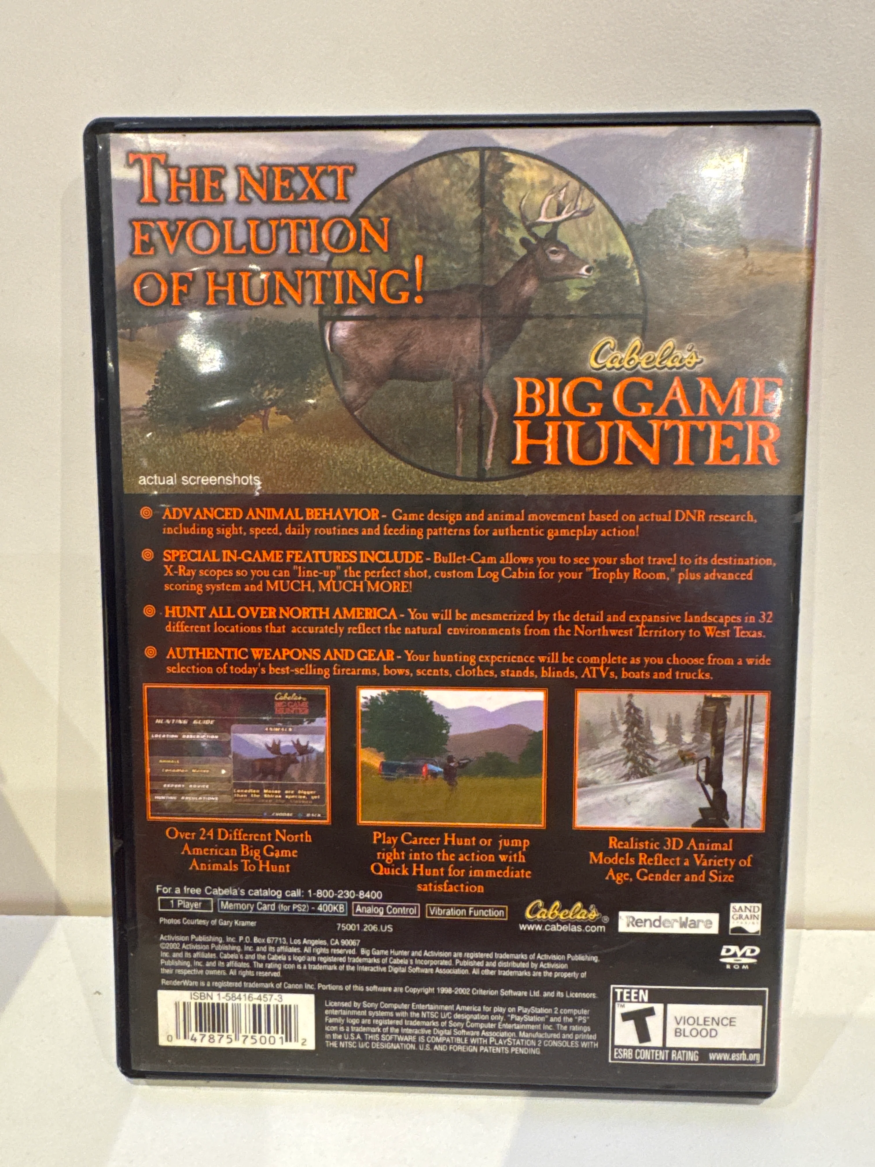 Cabela's Big Game Hunter [Greatest Hits] - Playstation 2 - Image 2
