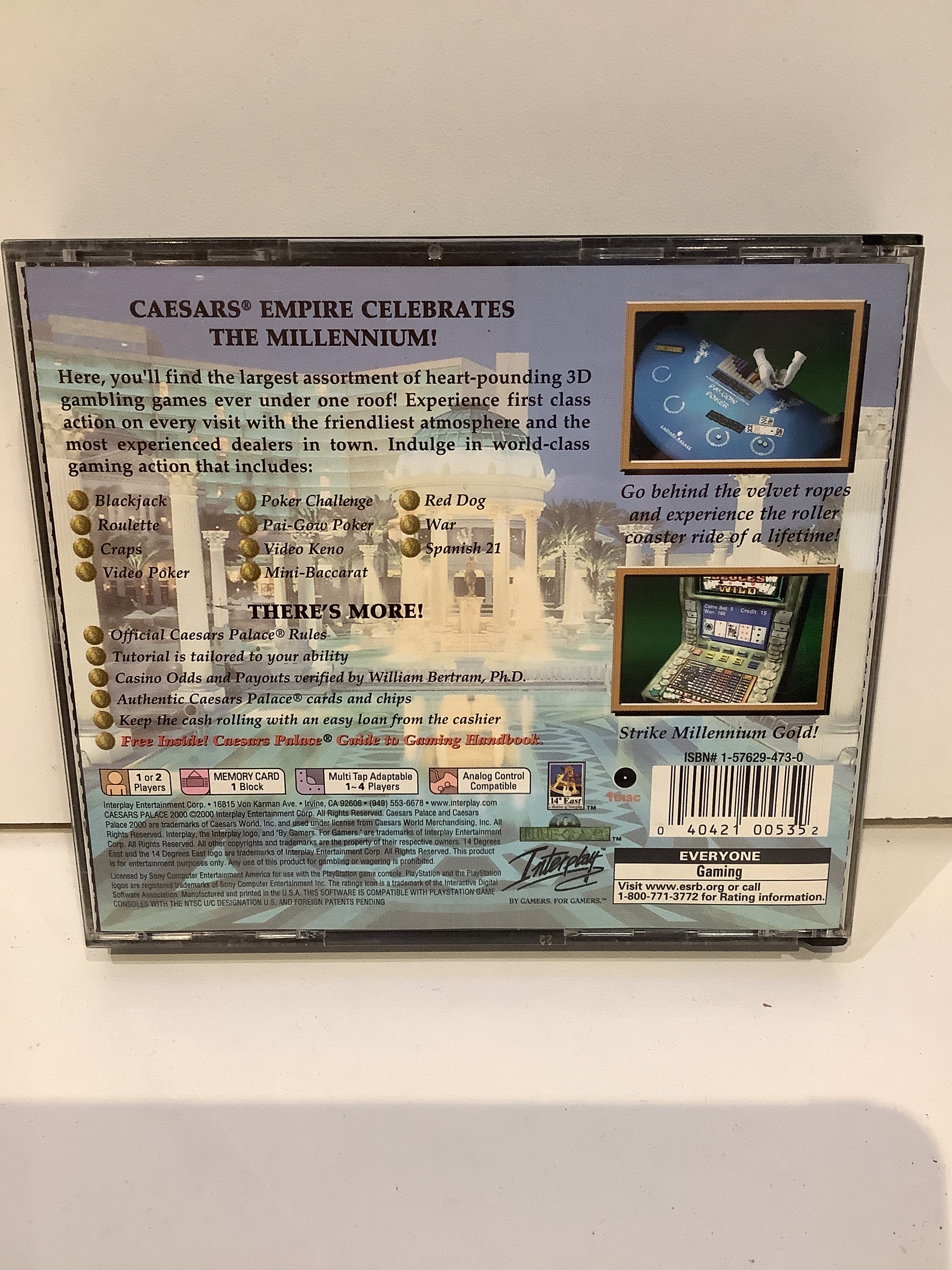 Caesar's Palace 2000 - Playstation - Image 2