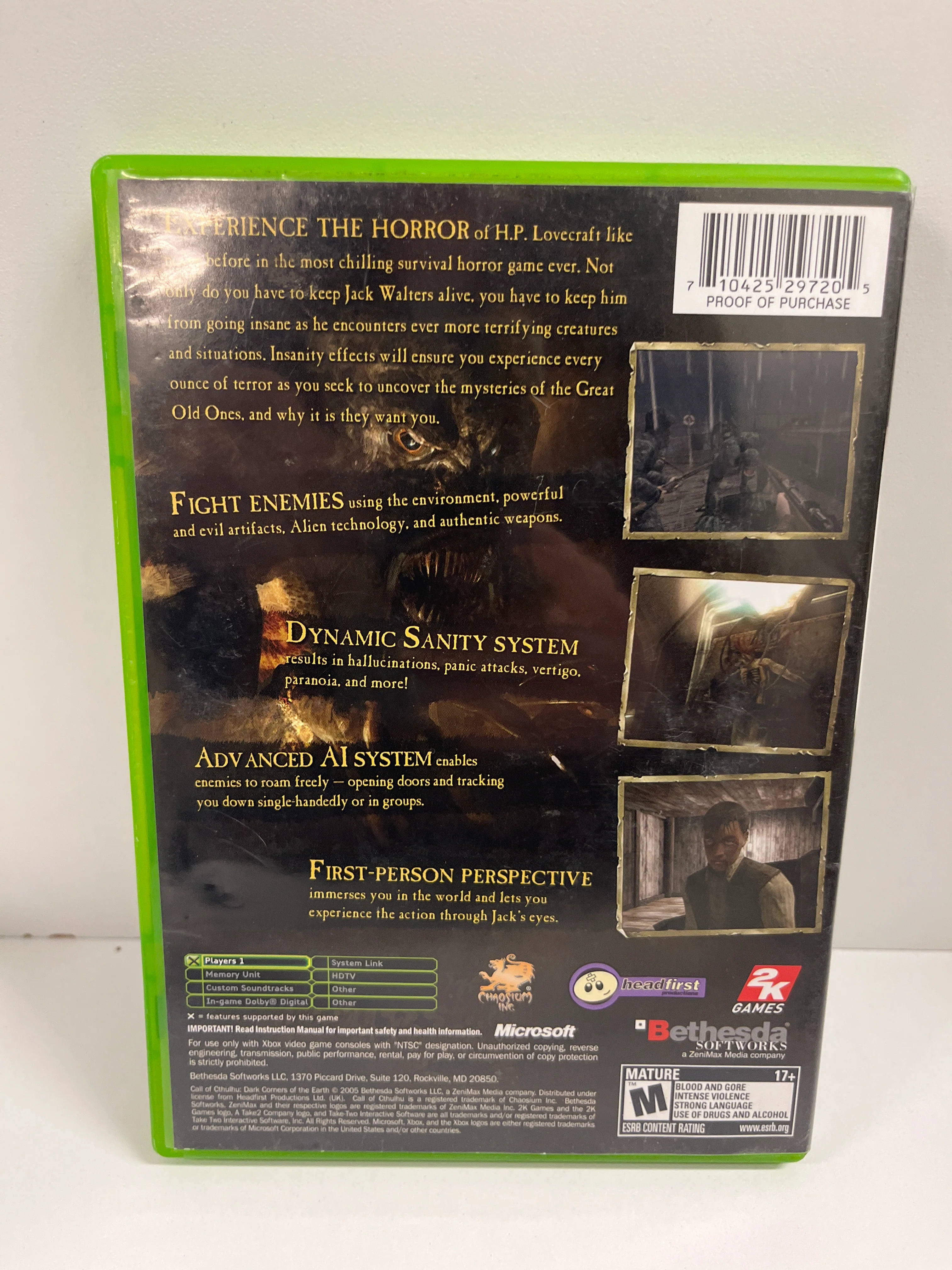 Call of Cthulhu Dark Corners of the Earth - Xbox - Image 2