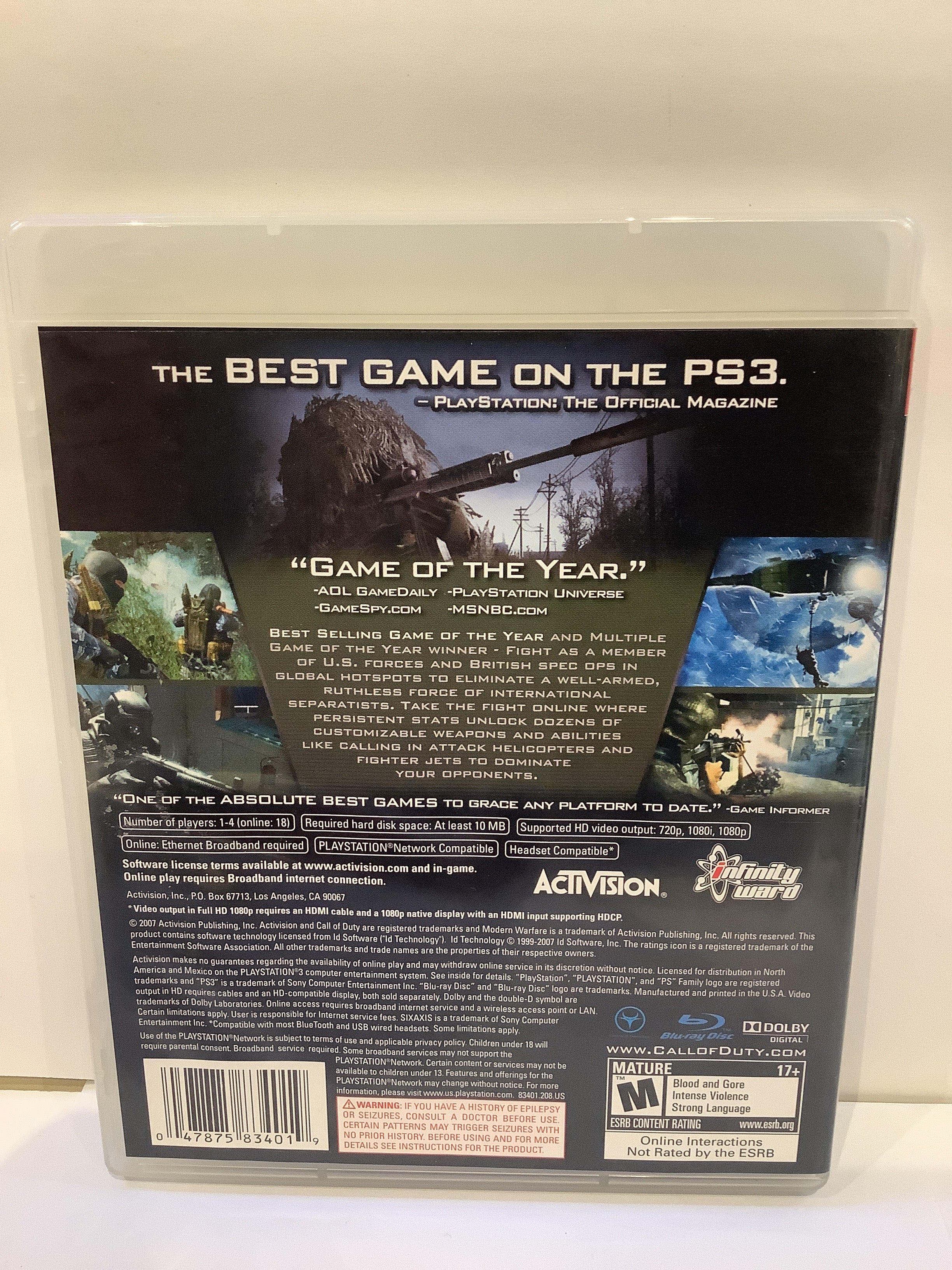 Call of Duty 4 Modern Warfare [Game of the Year] - Playstation 3 - Image 2