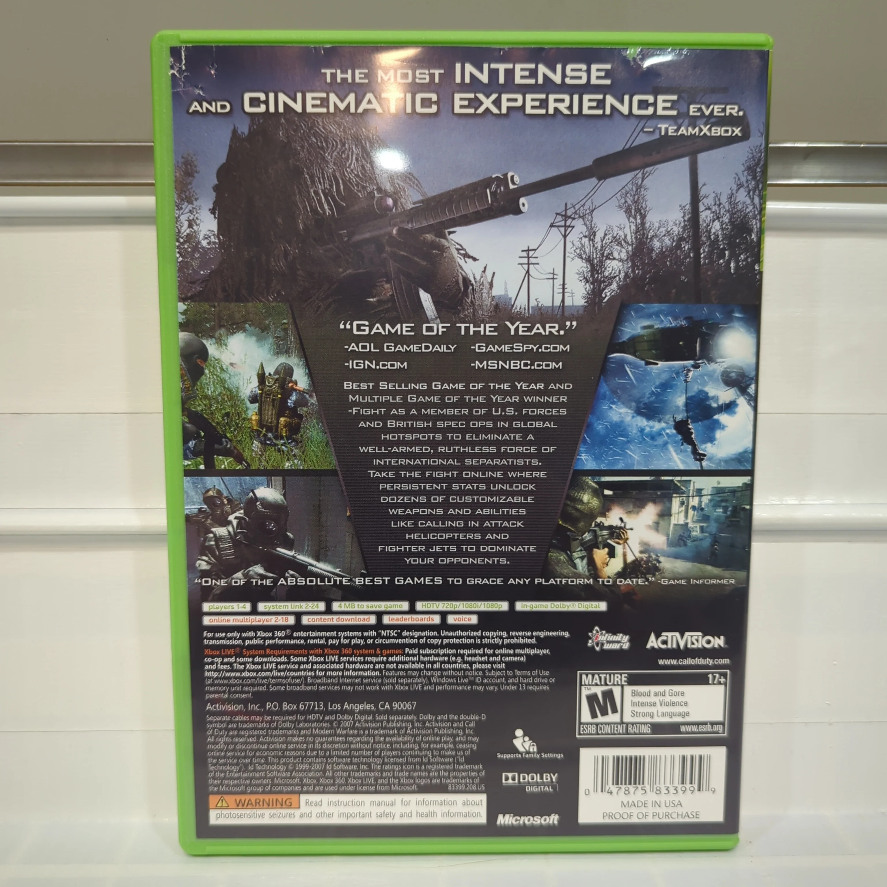 Call of Duty 4 Modern Warfare [Game of the Year] - Xbox 360 - Image 2