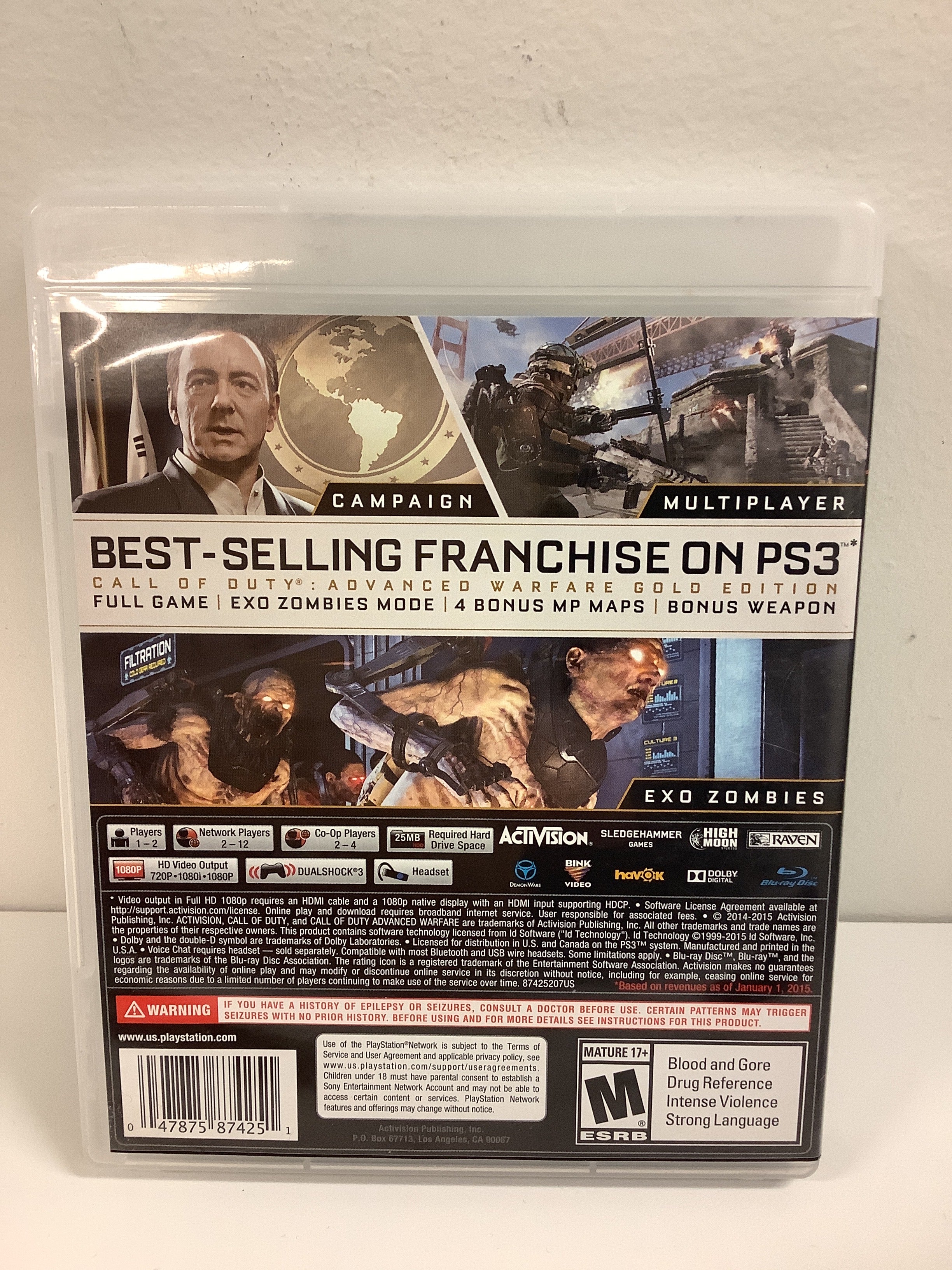 Call of Duty Advanced Warfare [Gold Edition] - Playstation 3 - Image 2