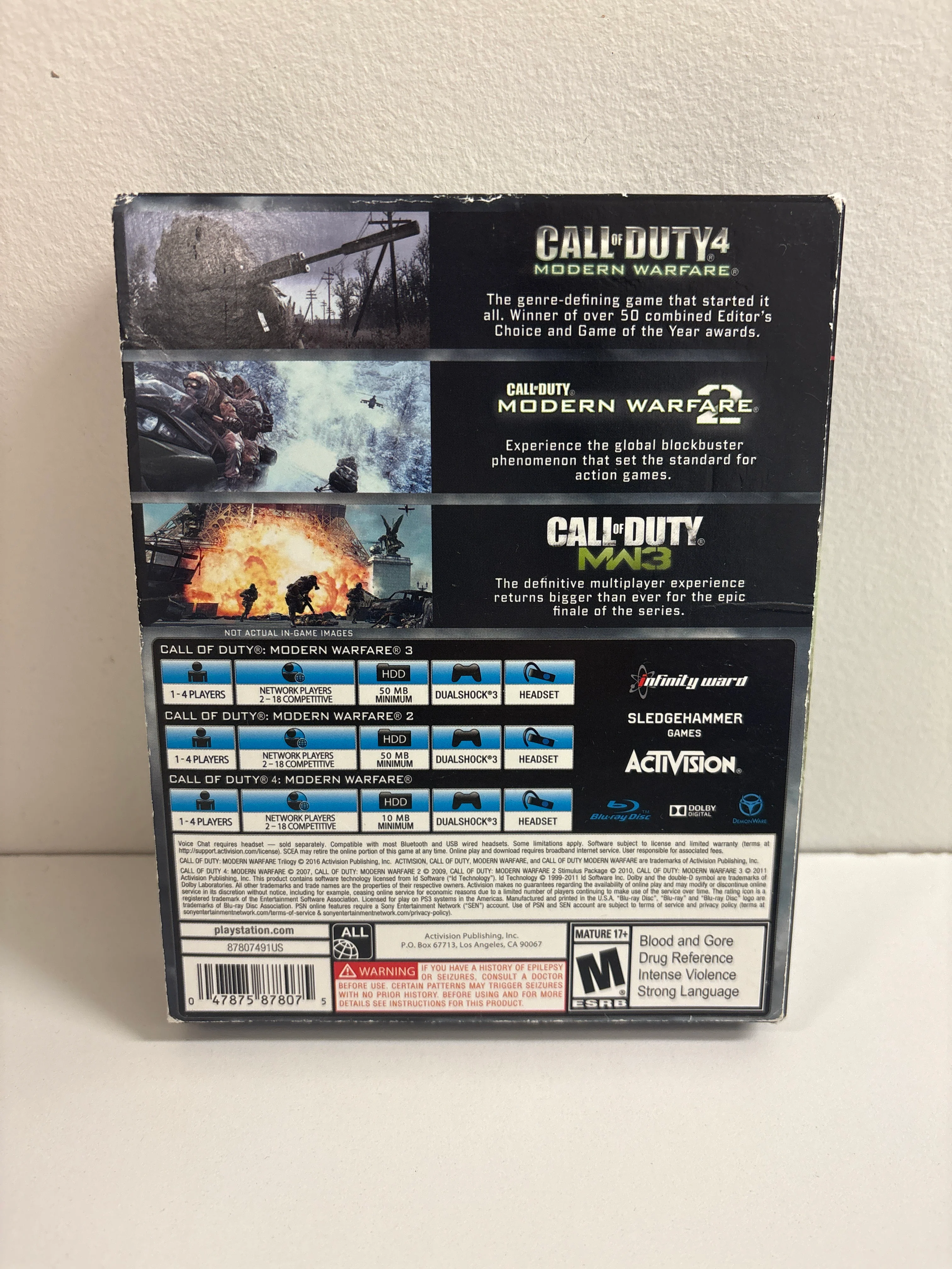 Call of Duty Modern Warfare Trilogy - Playstation 3 - Image 2