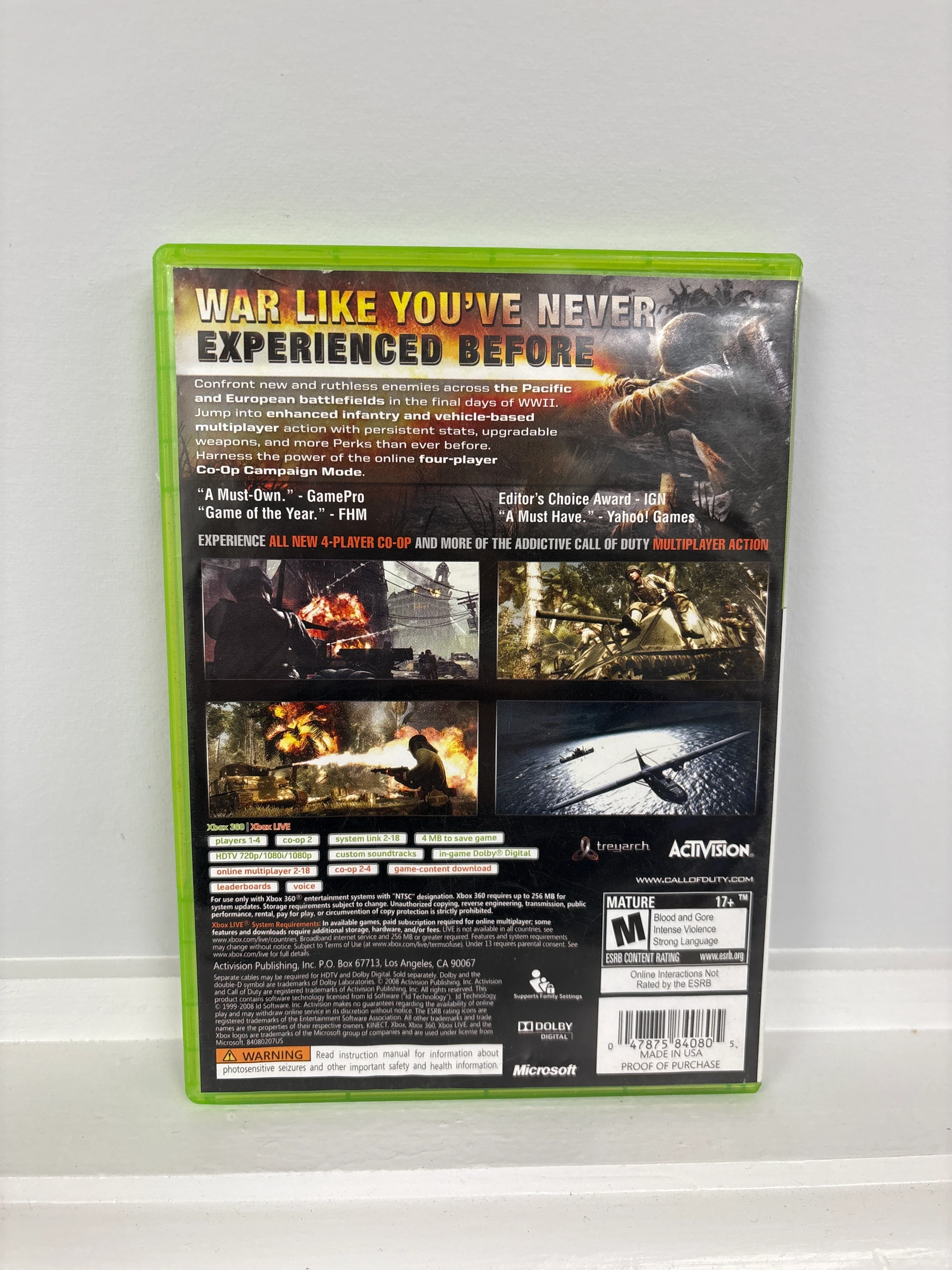 Call of Duty: World at War [Platinum Hits] - Xbox 360 - Image 2