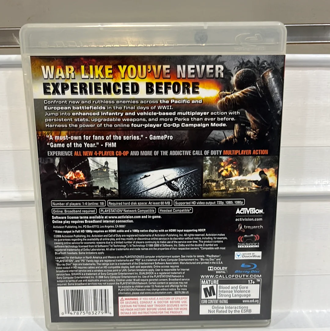 Call of Duty World at War - Playstation 3 - Image 2