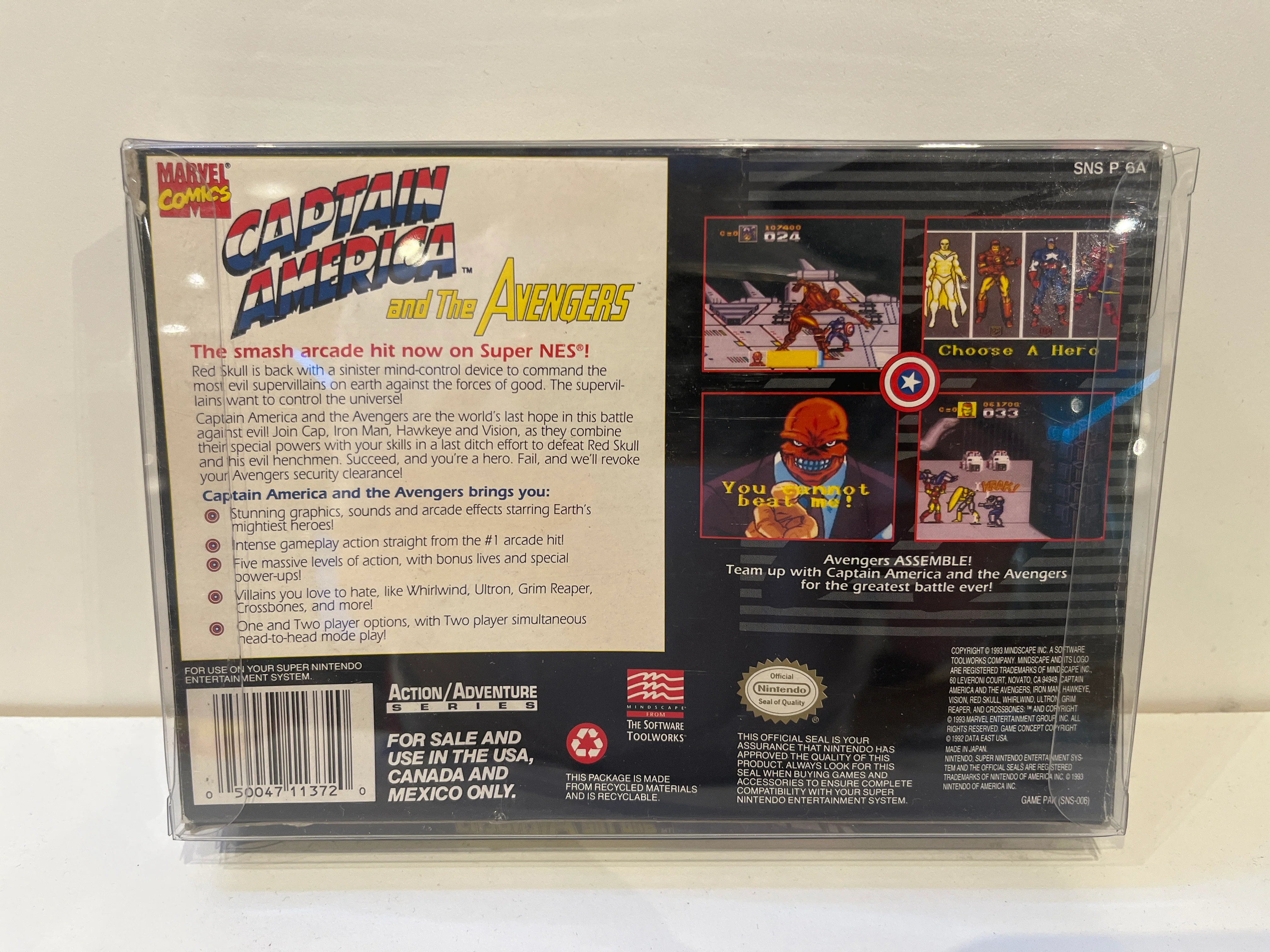 Captain America and the Avengers - Super Nintendo - Image 2