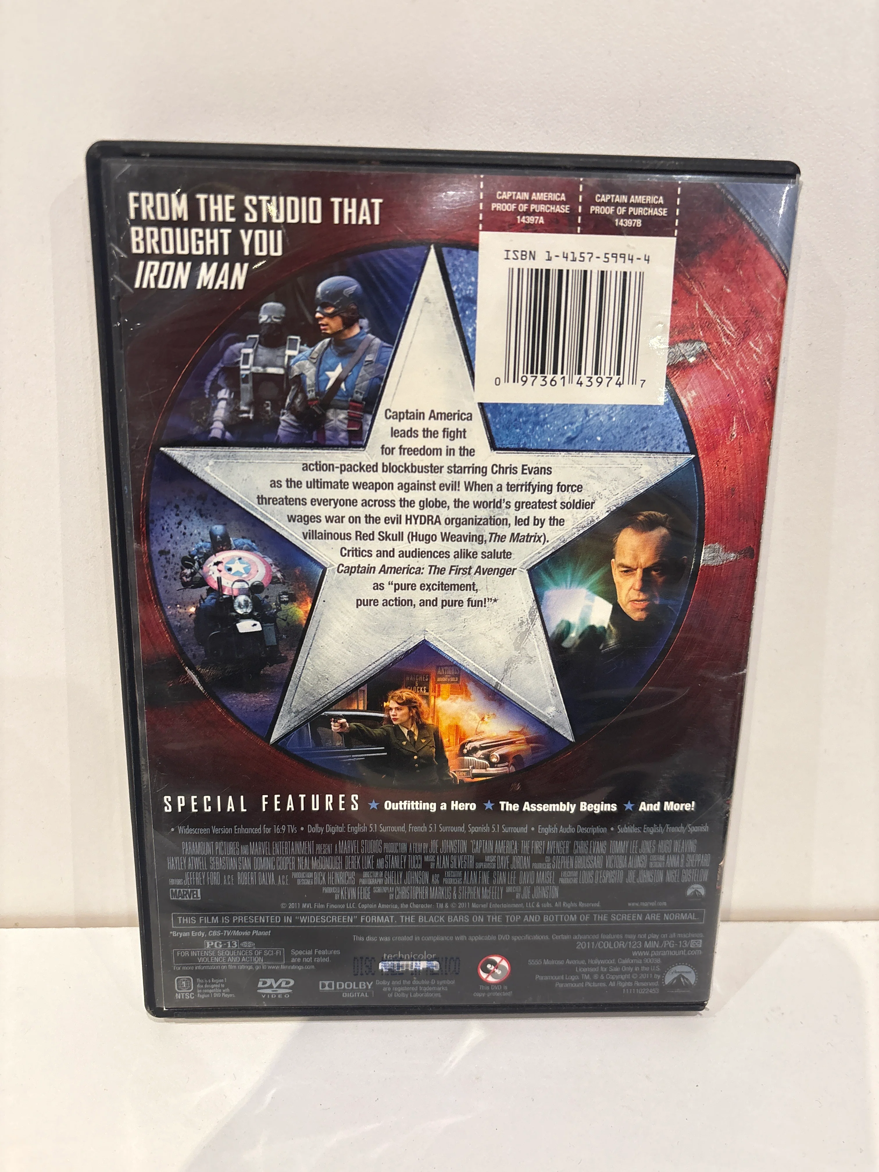Captain America: The First Avenger - DVD - Image 2