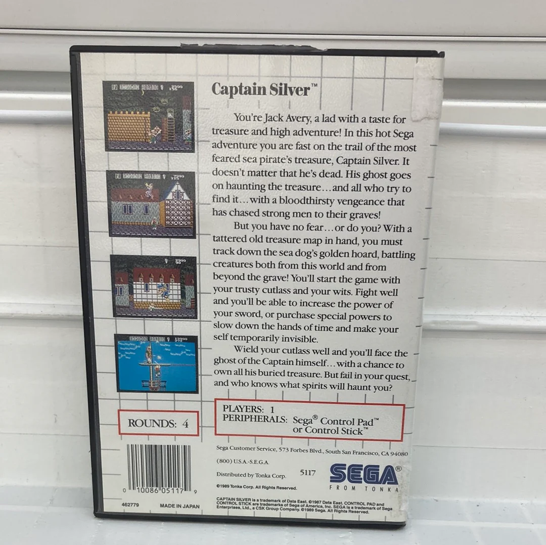 Captain Silver - Sega Master System - Image 2