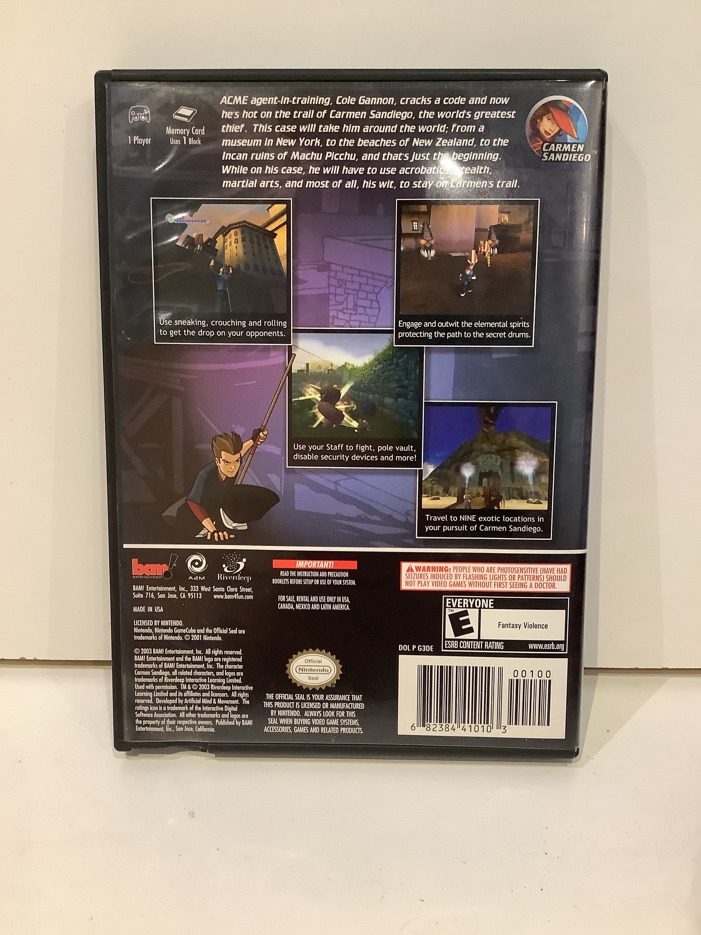 Carmen Sandiego The Secret of the Stolen Drums - Gamecube - Image 2