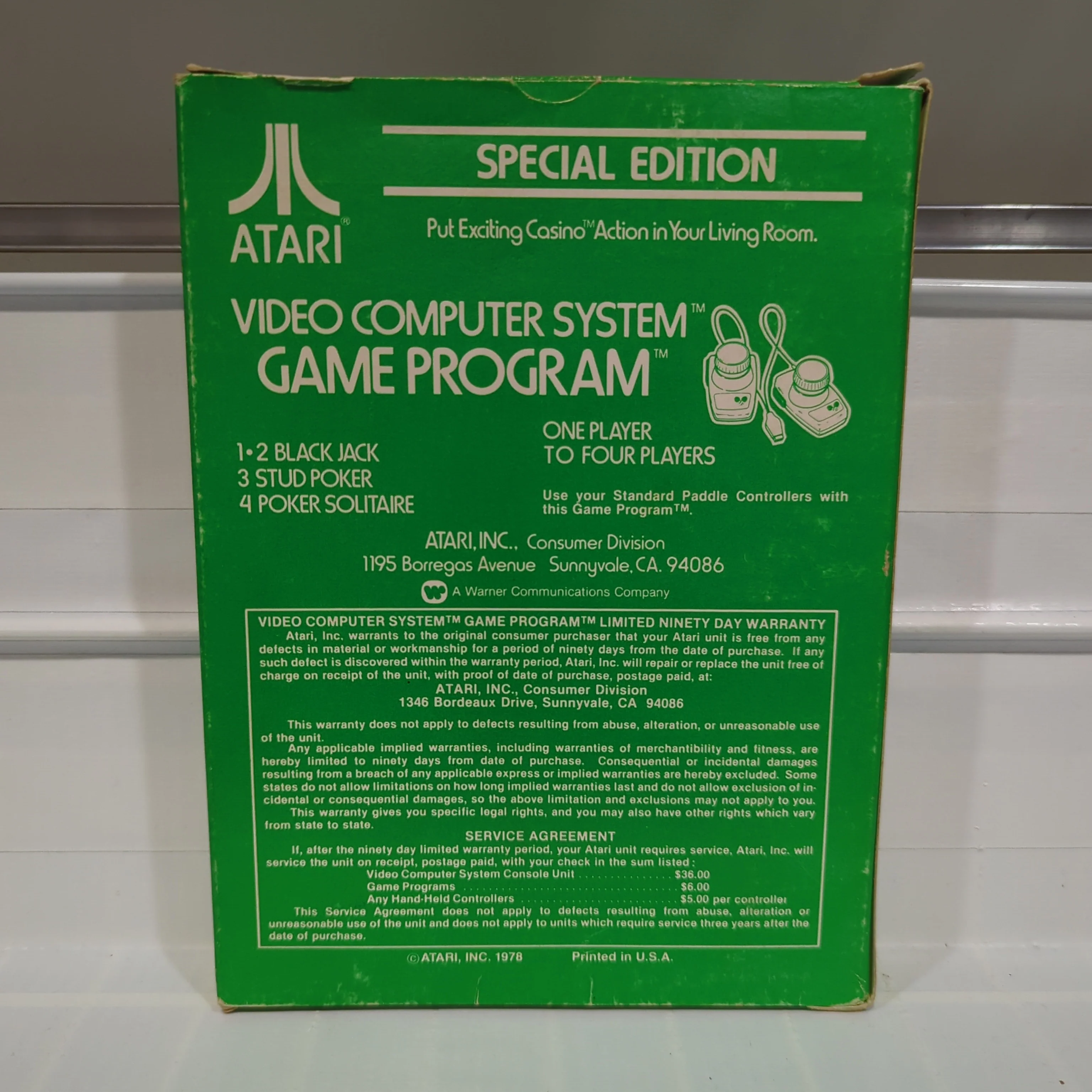 Casino [Text Label] - Atari 2600 - Image 3