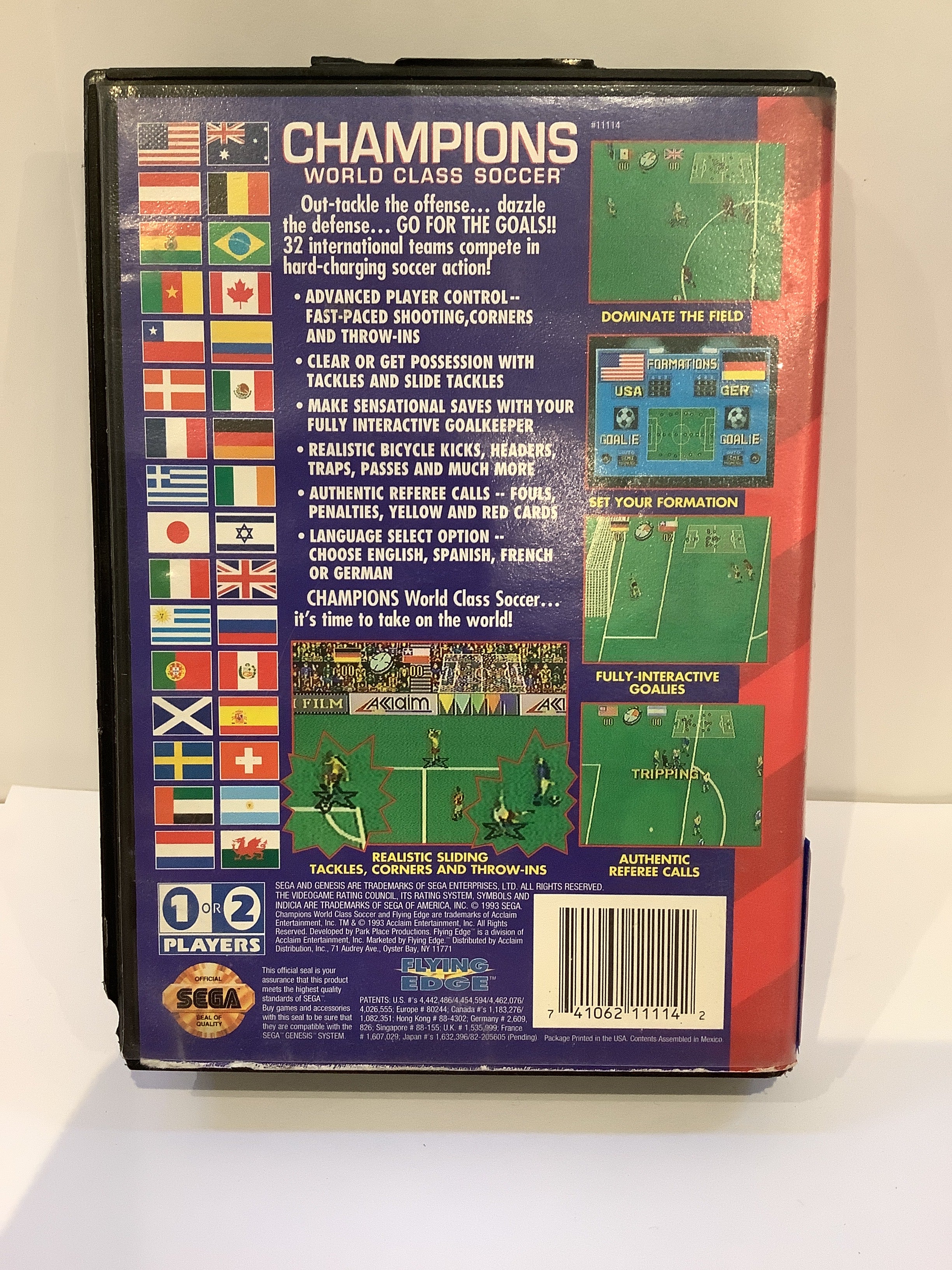 Champions World Class Soccer - Sega Genesis - Image 2