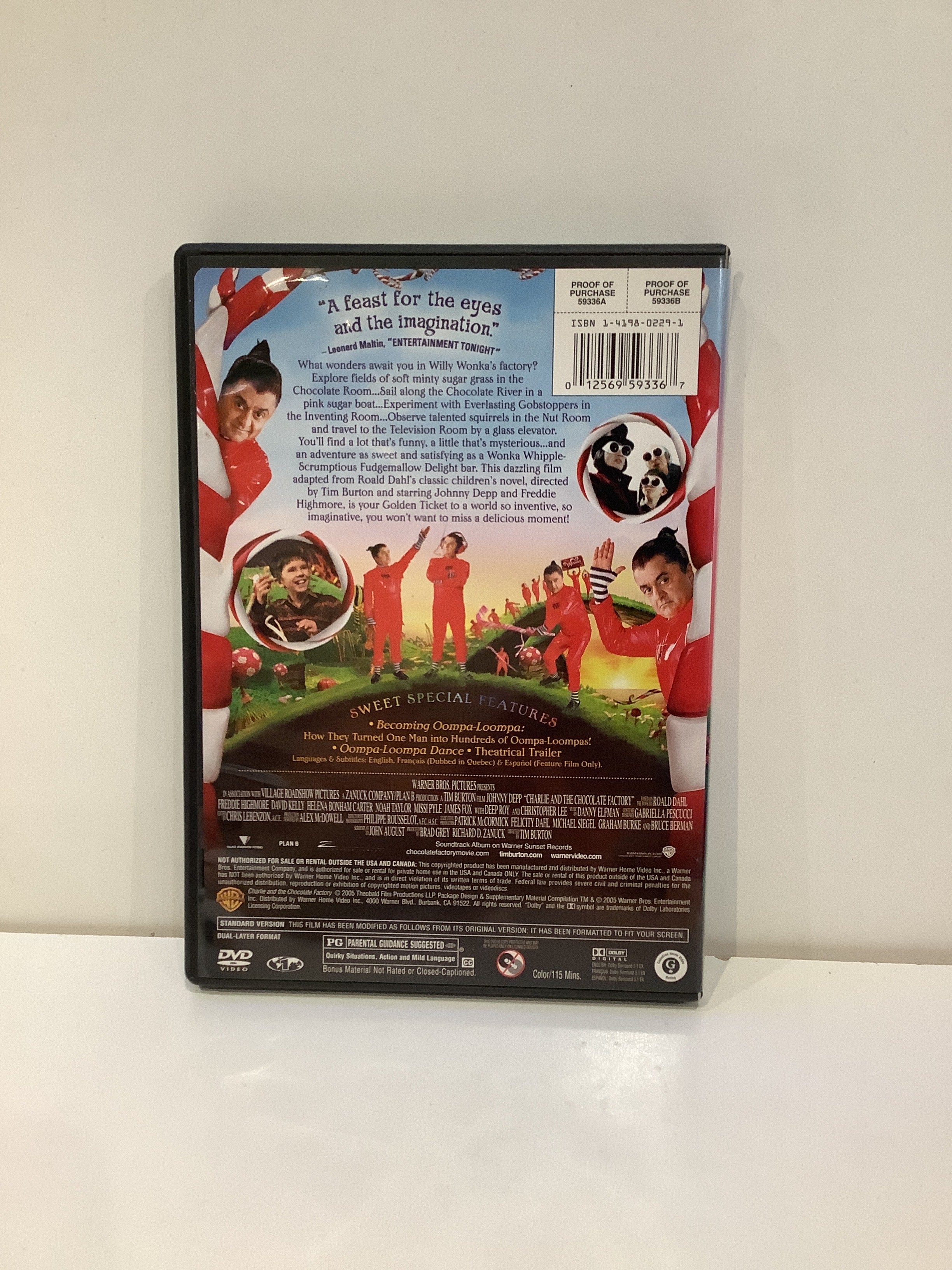 Charlie and the Chocolate Factory - DVD - Image 2