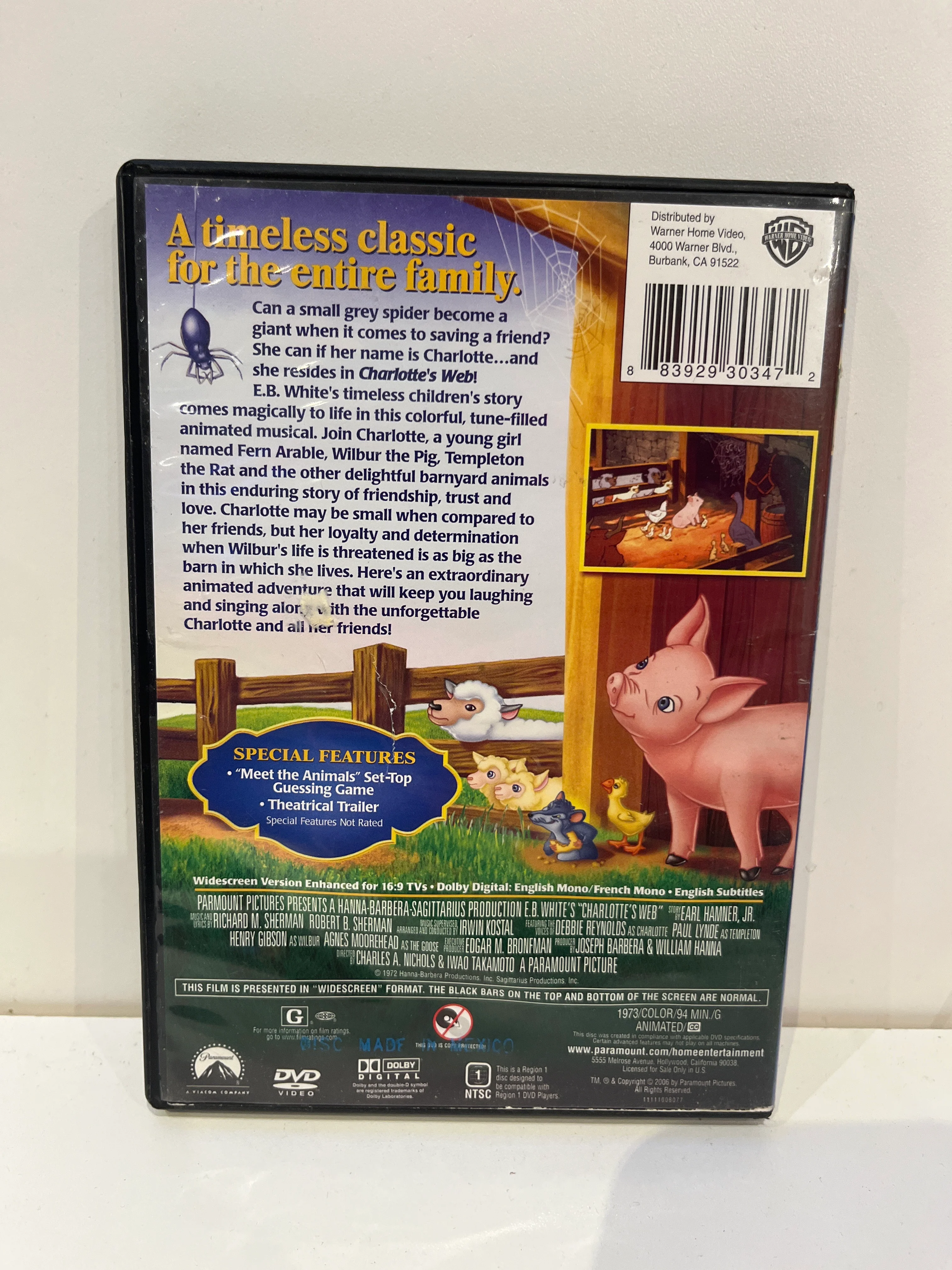 Charlotte's Web - DVD - Image 2