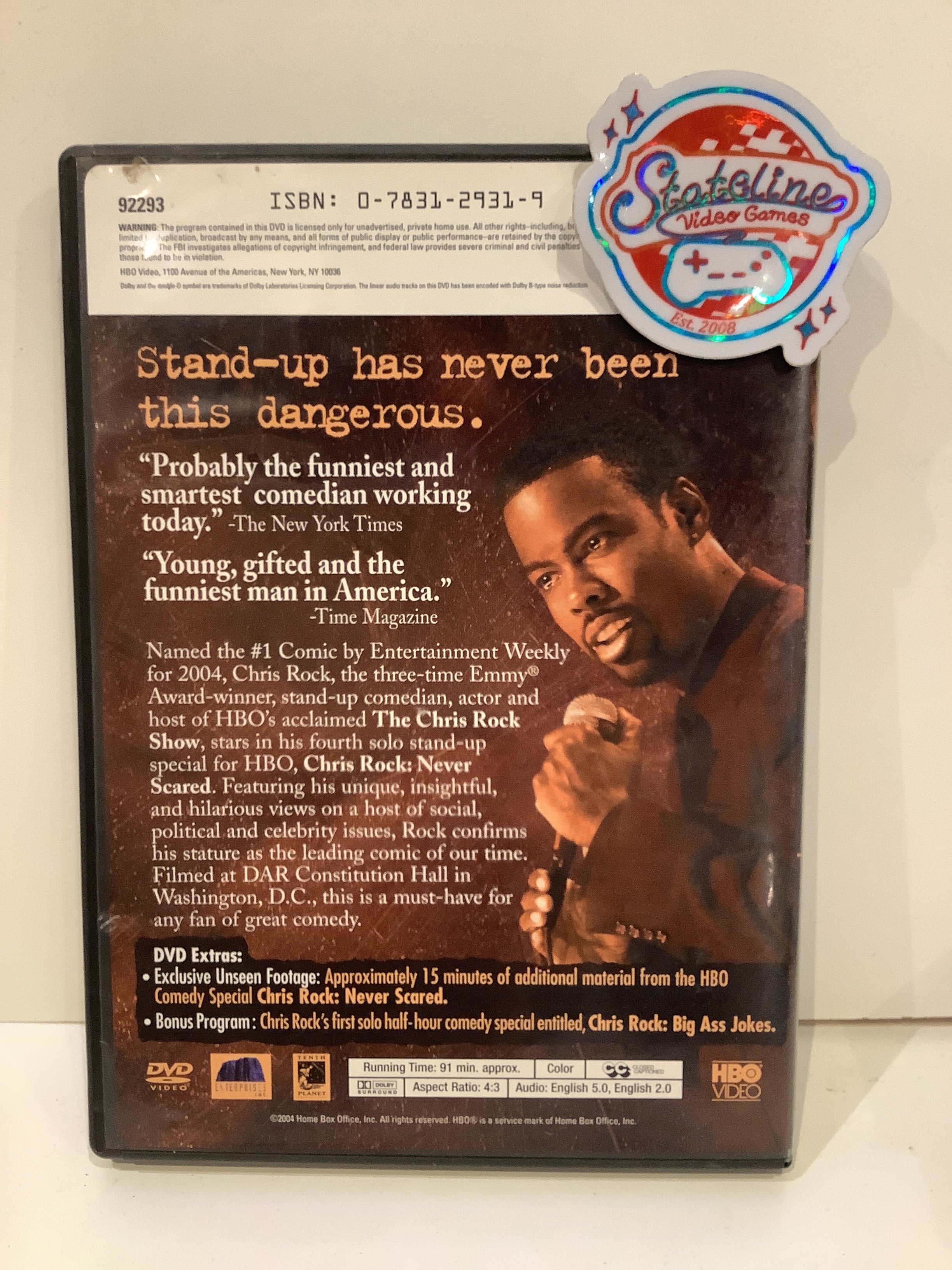 Chris Rock: Never Scared -  DVD - Image 2