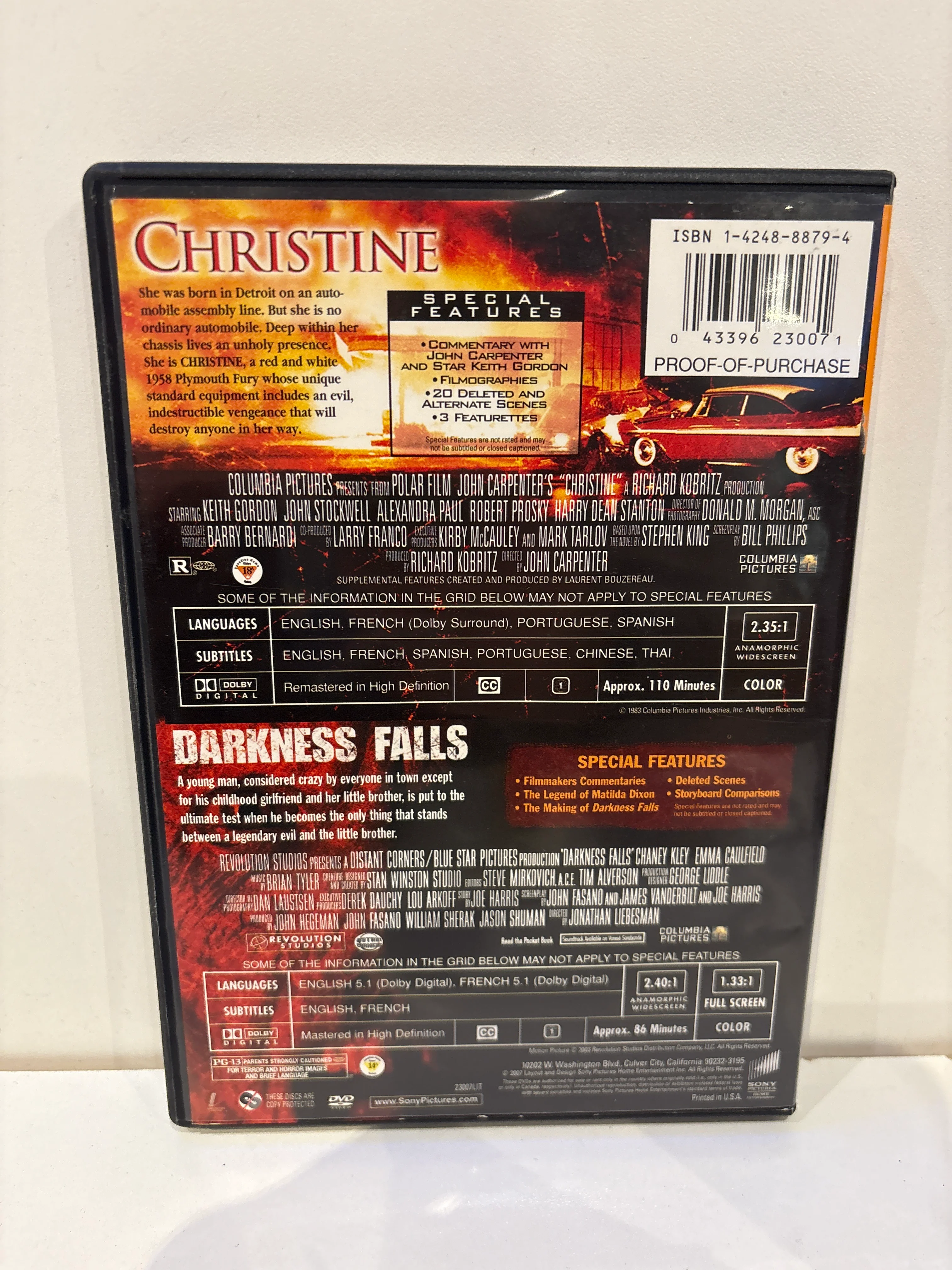Christine / Darkness Falls - DVD - Image 2