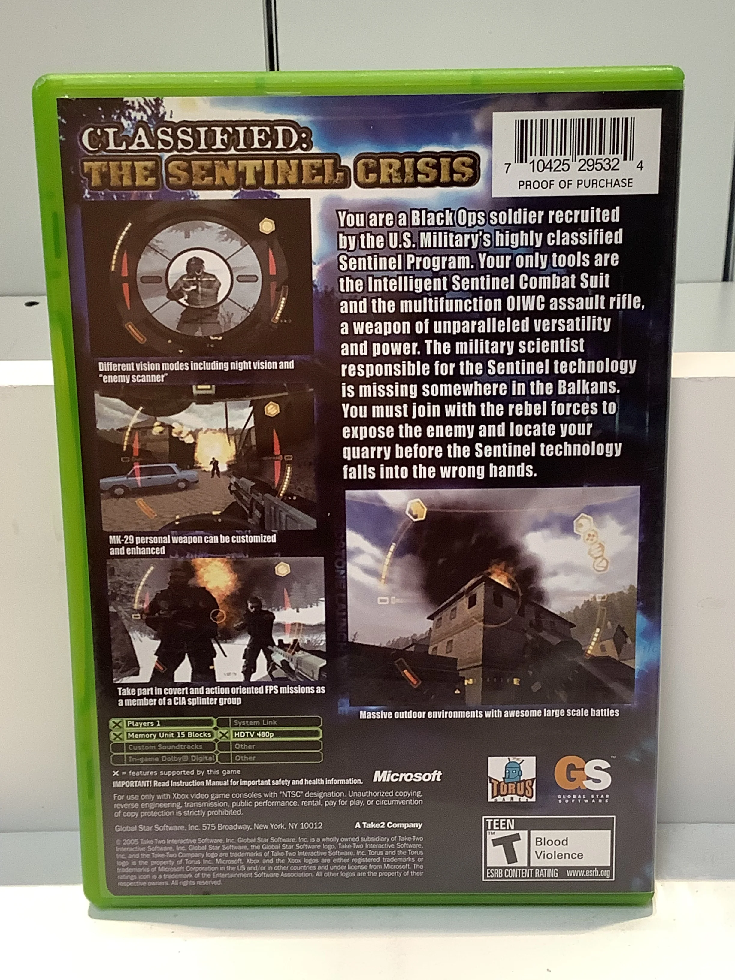 Classified The Sentinel Crisis - Xbox - Image 2