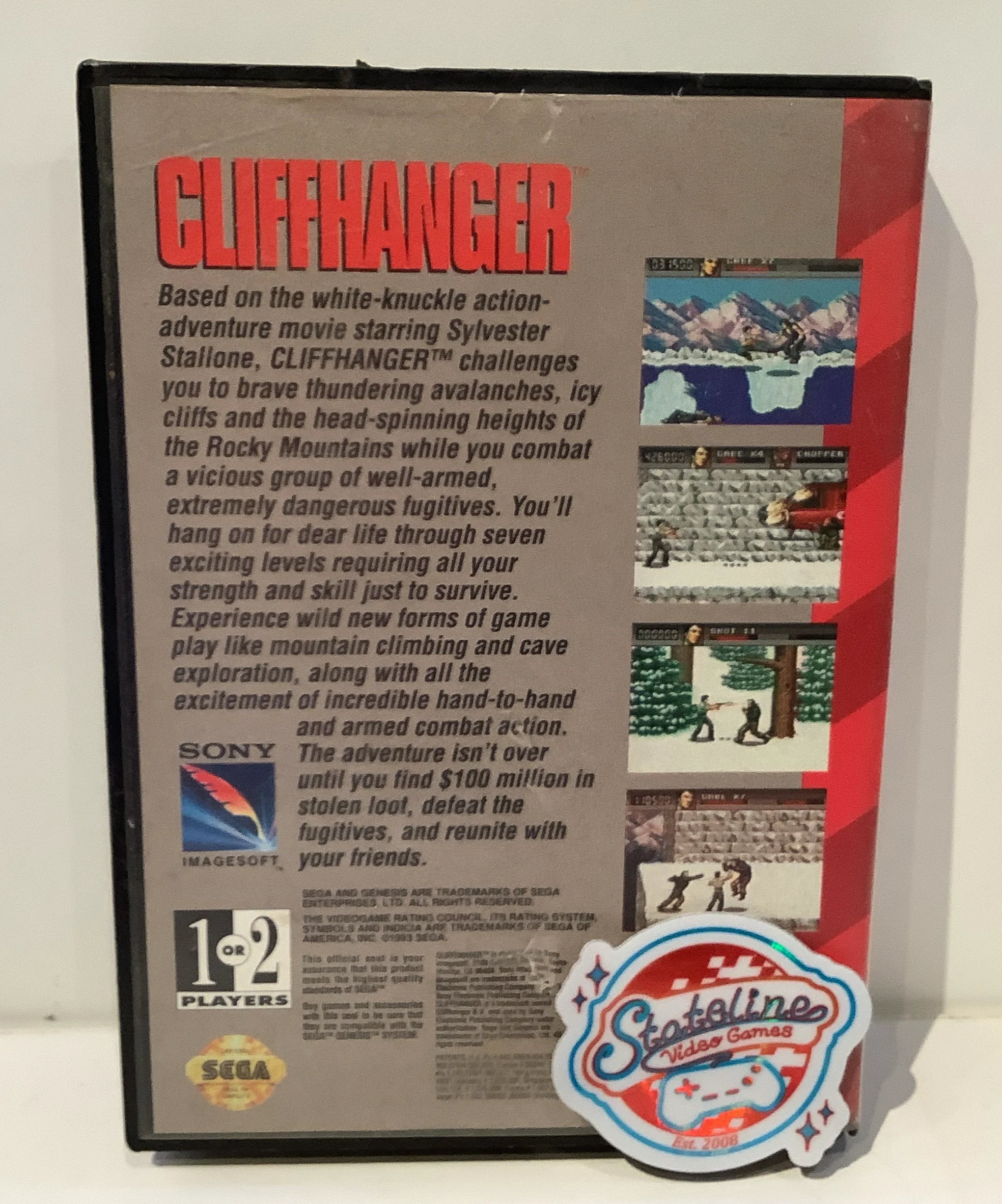 Cliffhanger - Sega Genesis - Image 2