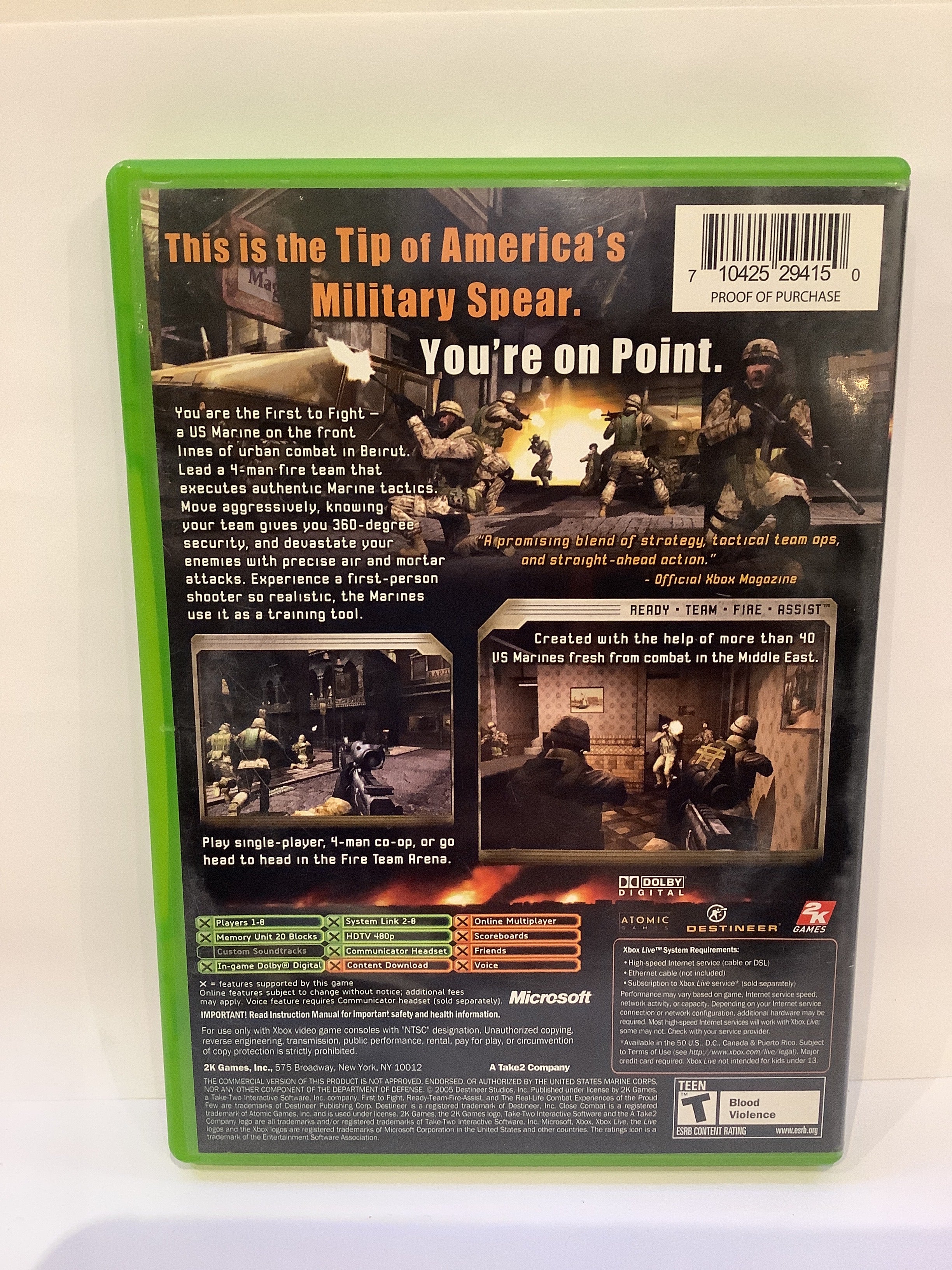 Close Combat First to Fight - Xbox - Image 2