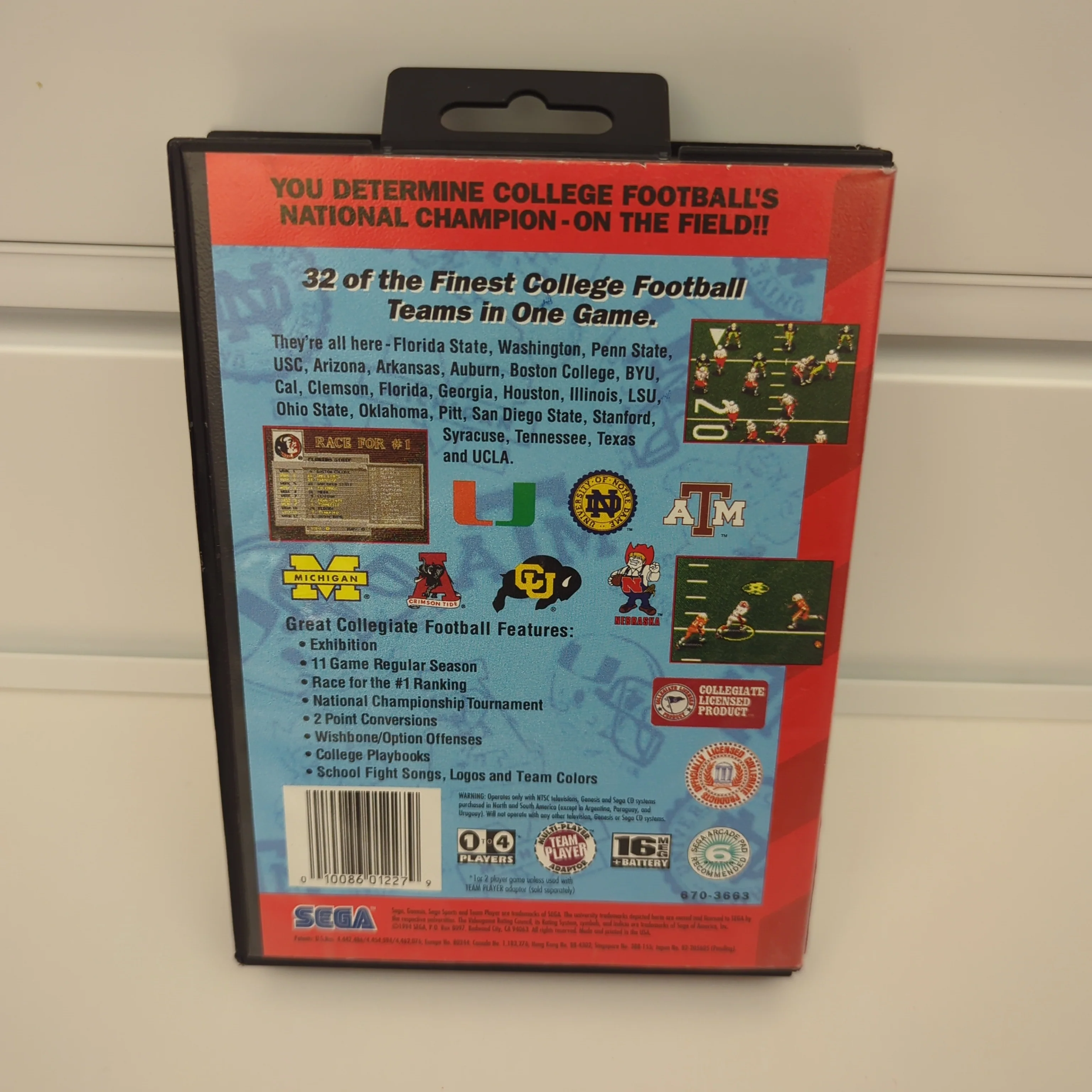 College Football's National Championship - Sega Genesis - Image 2