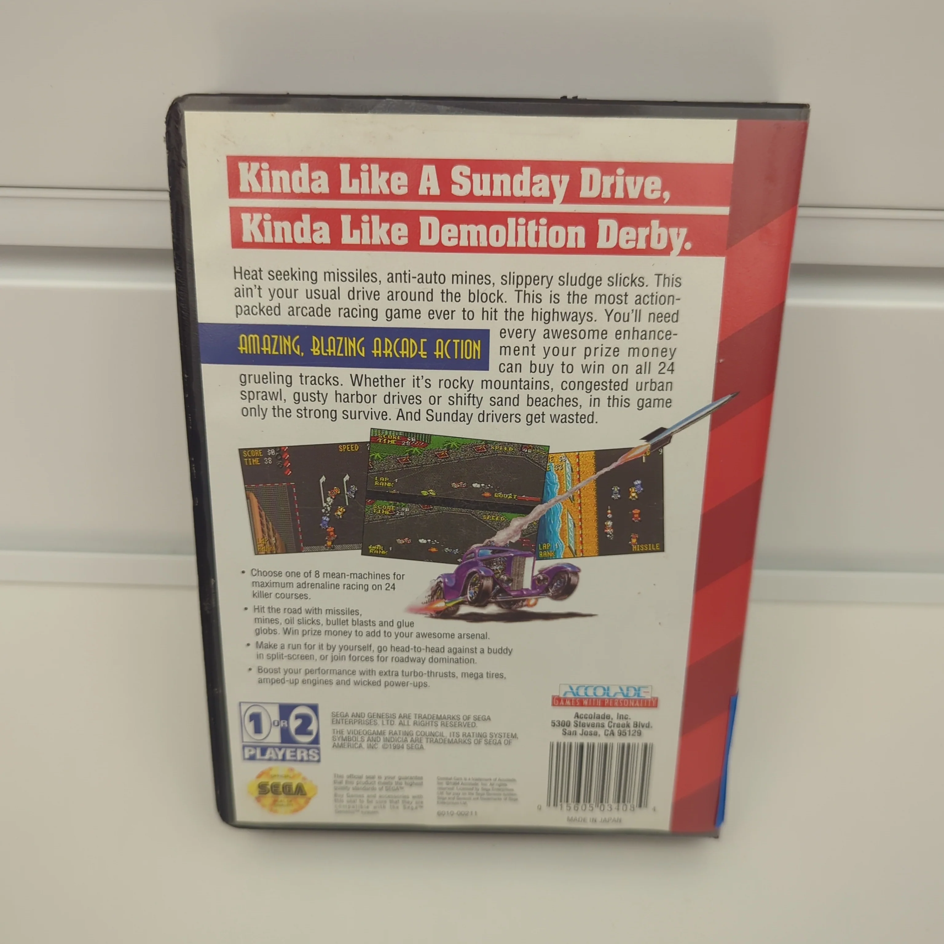 Combat Cars - Sega Genesis - Image 3