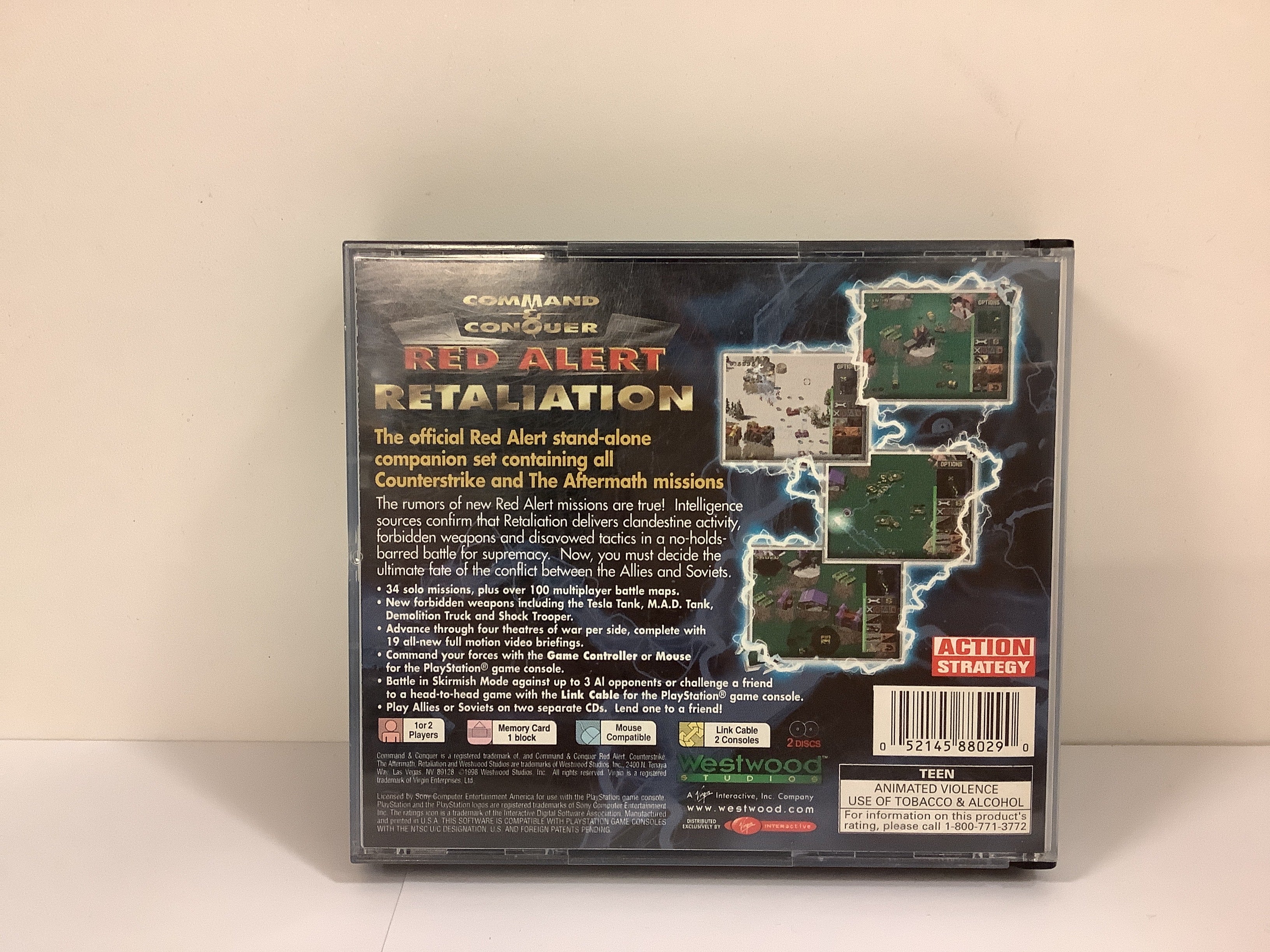 Command and Conquer Red Alert Retaliation - Playstation - Image 2