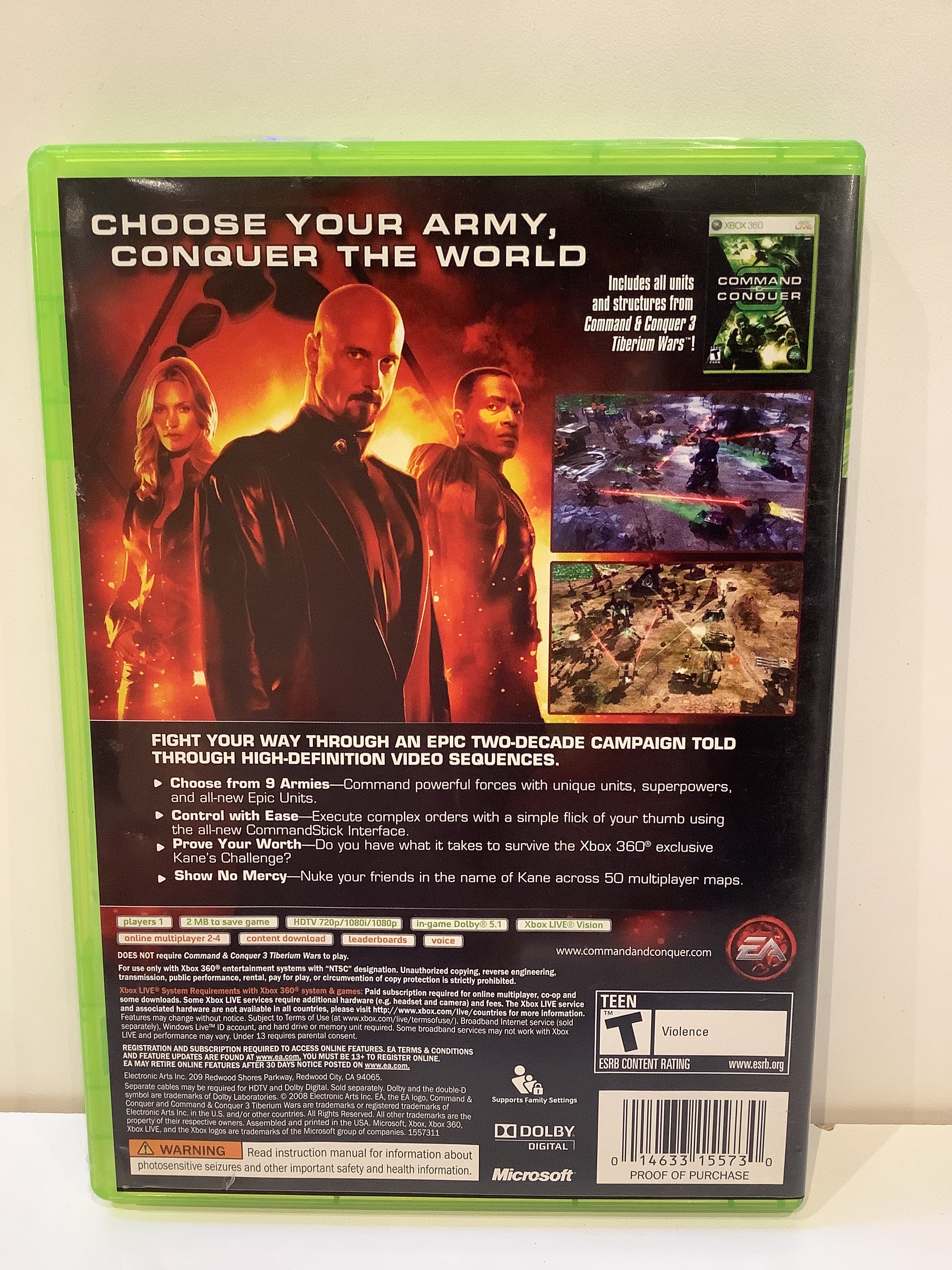 Command & Conquer 3 Kane's Wrath - Xbox 360 - Image 2