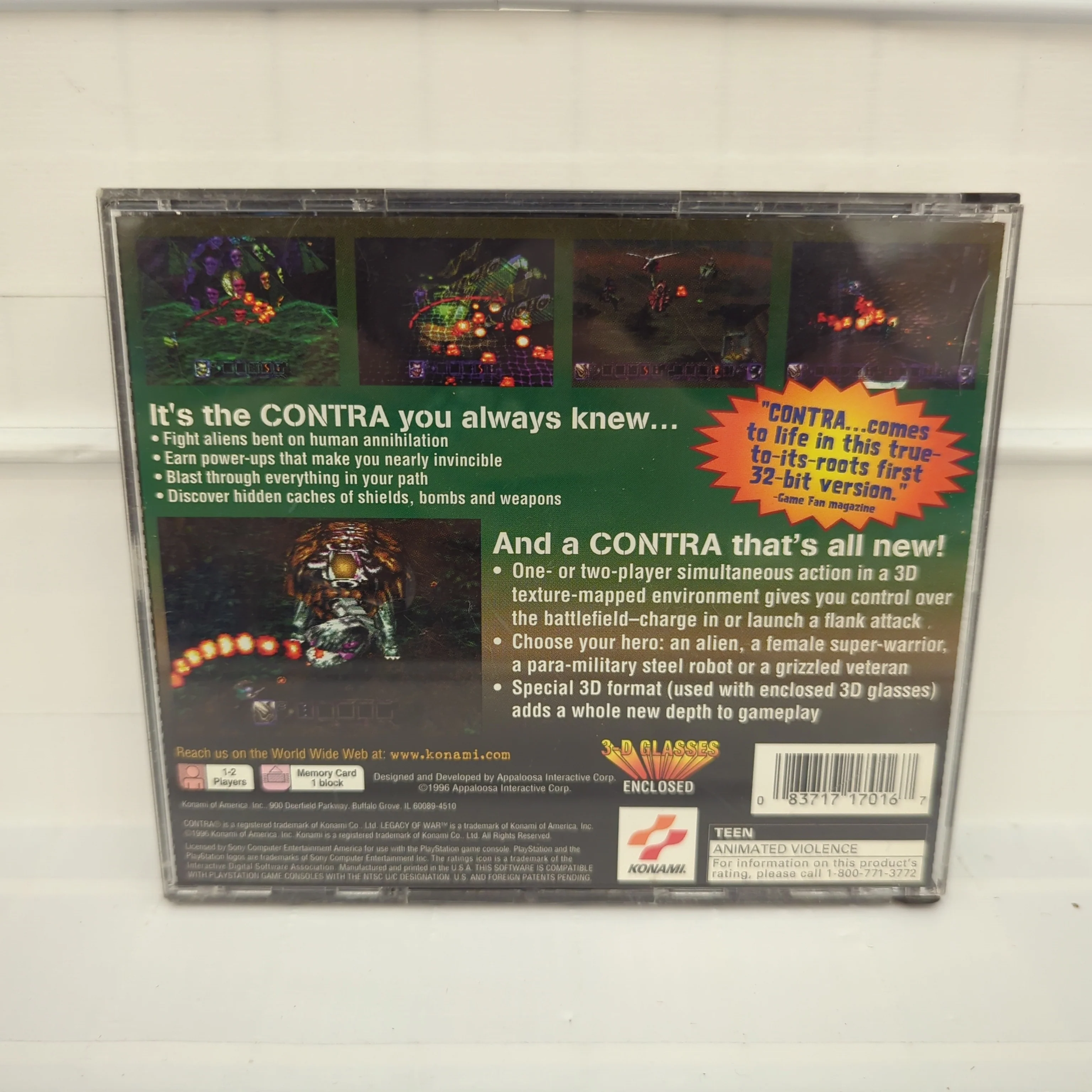 Contra Legacy of War - Playstation - Image 2