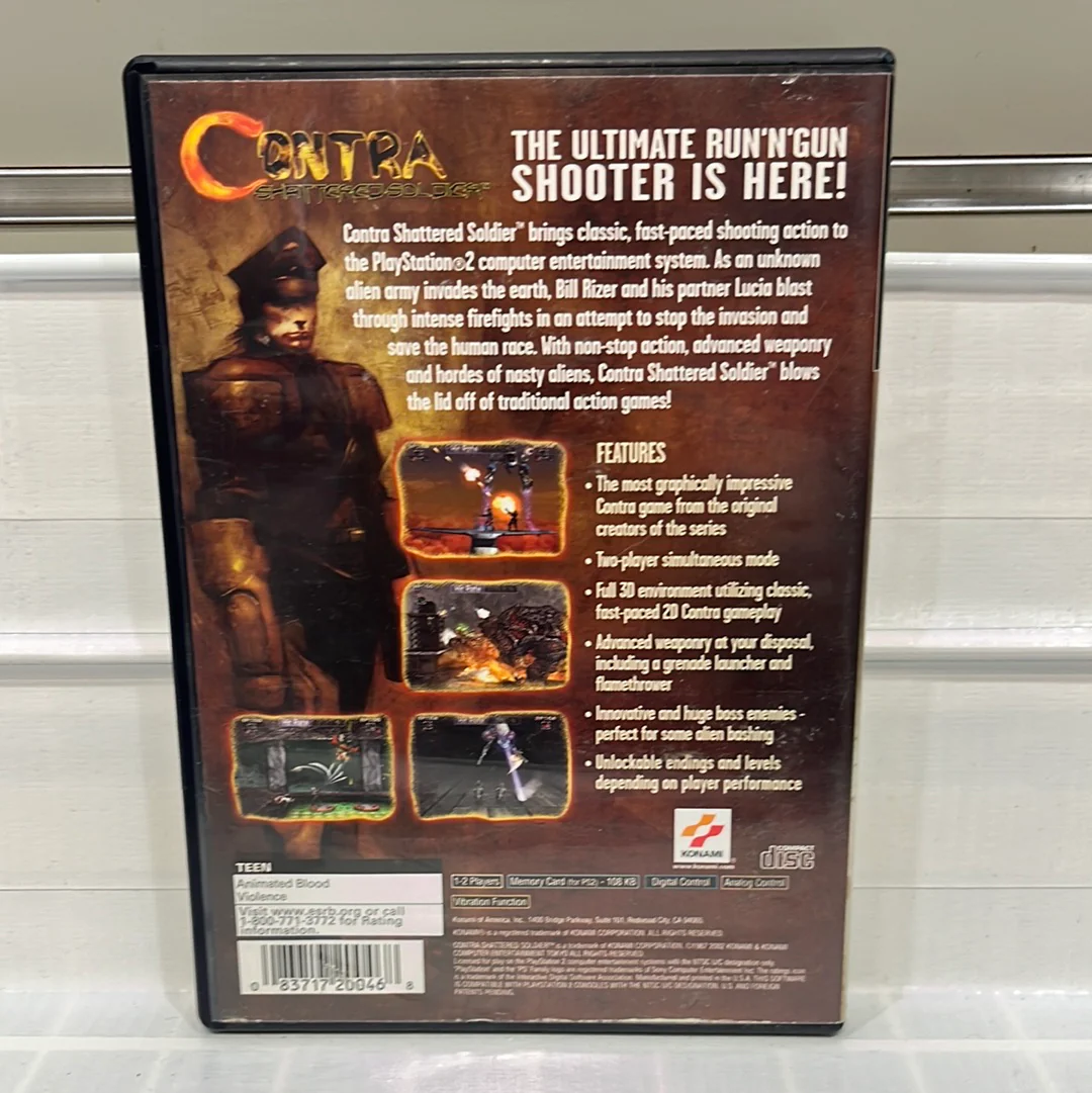 Contra Shattered Soldier - Playstation 2 - Image 2