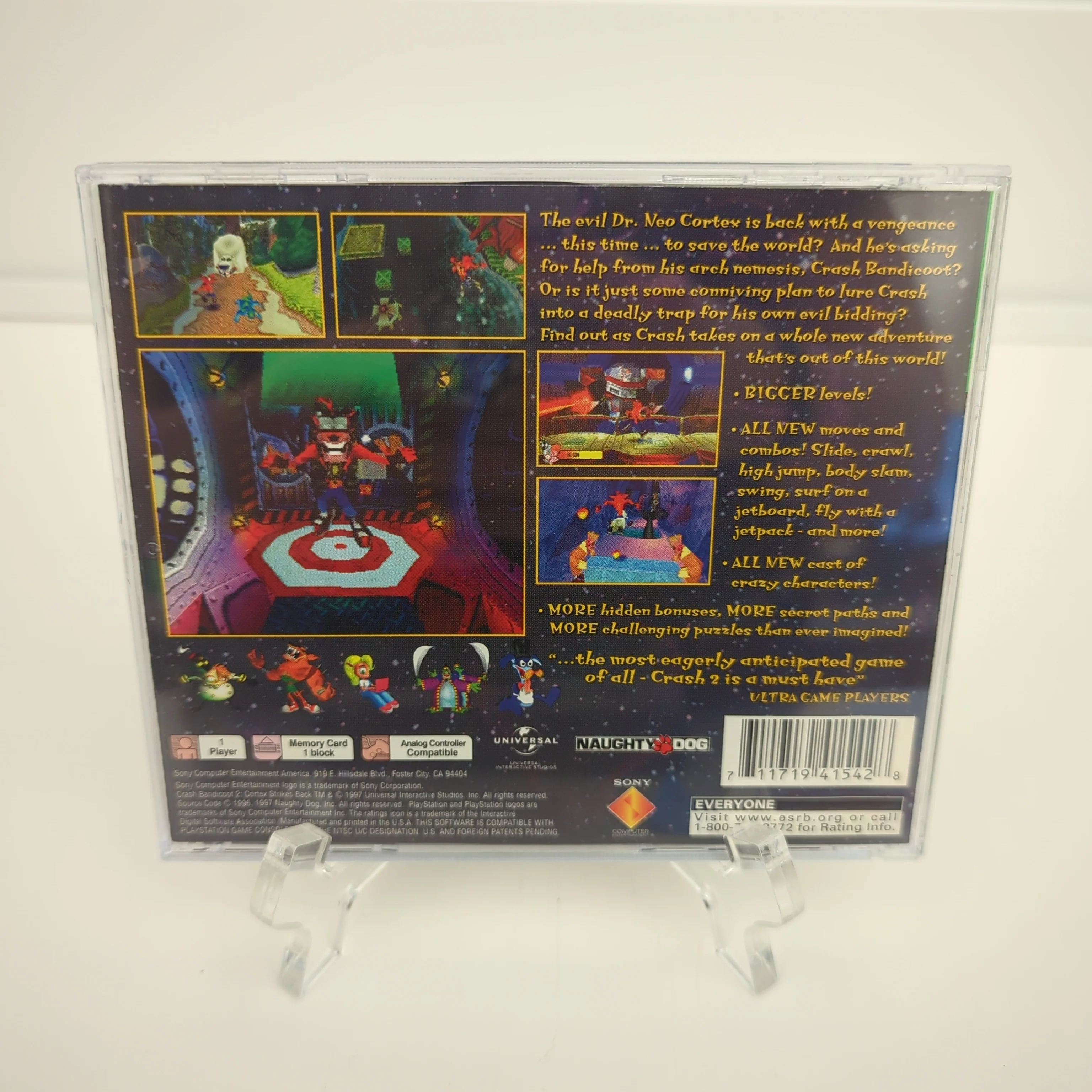Crash Bandicoot 2 Cortex Strikes Back [Greatest Hits] - Playstation - Image 2
