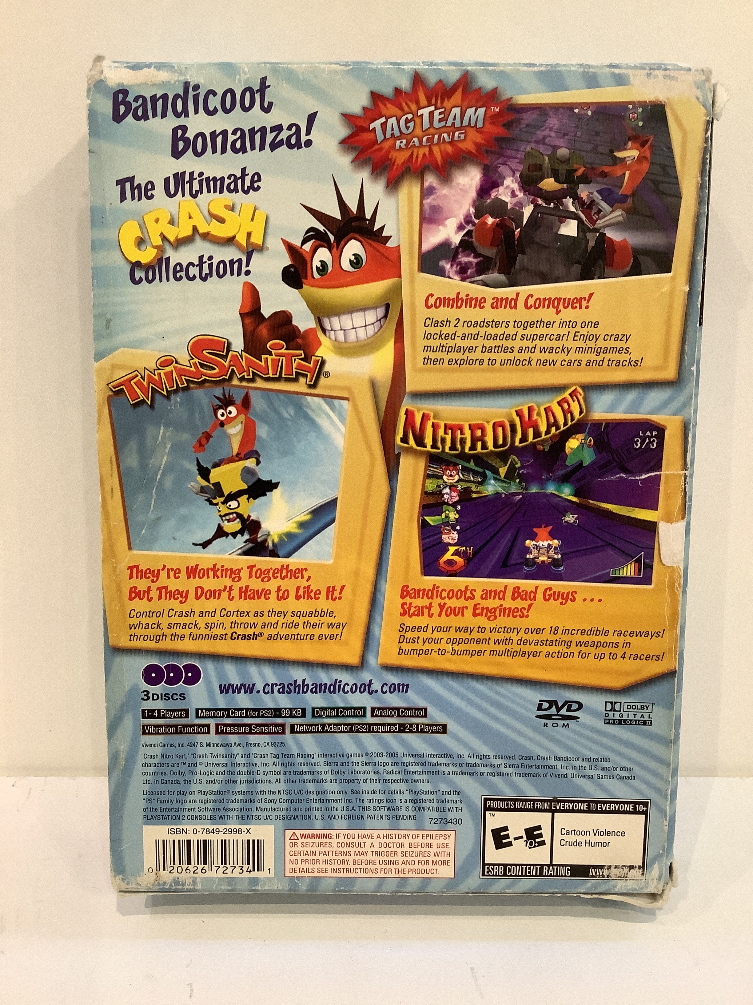 Crash Bandicoot Action Pack - Playstation 2 - Image 2