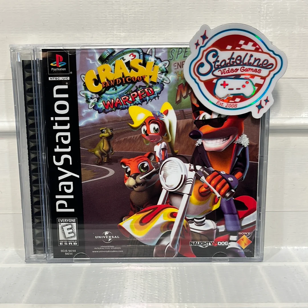 Crash Bandicoot Warped - Playstation
