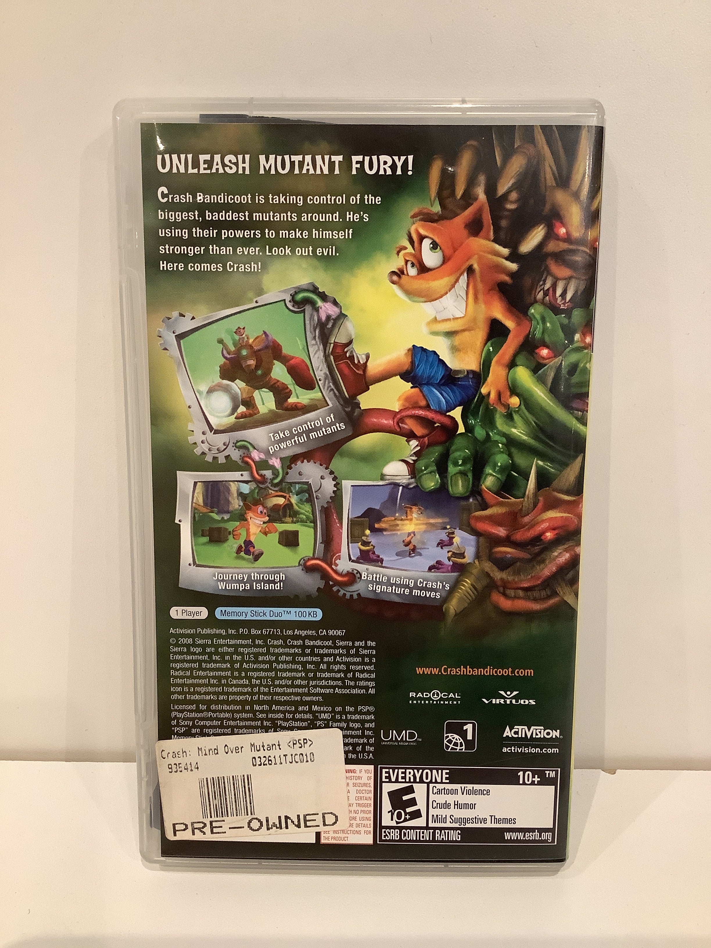 Crash Mind Over Mutant - PSP - Image 2