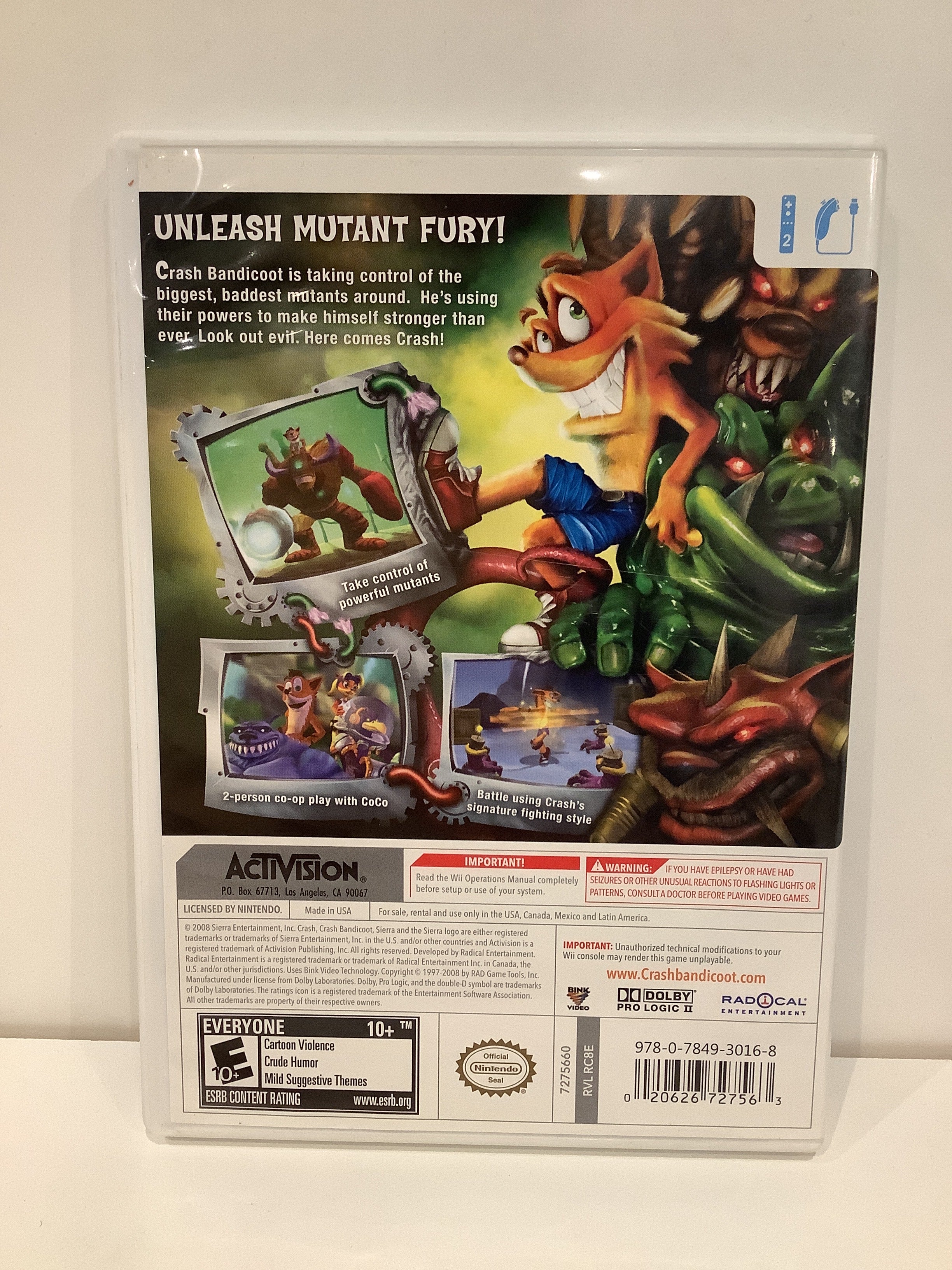 Crash Mind Over Mutant - Wii - Image 2
