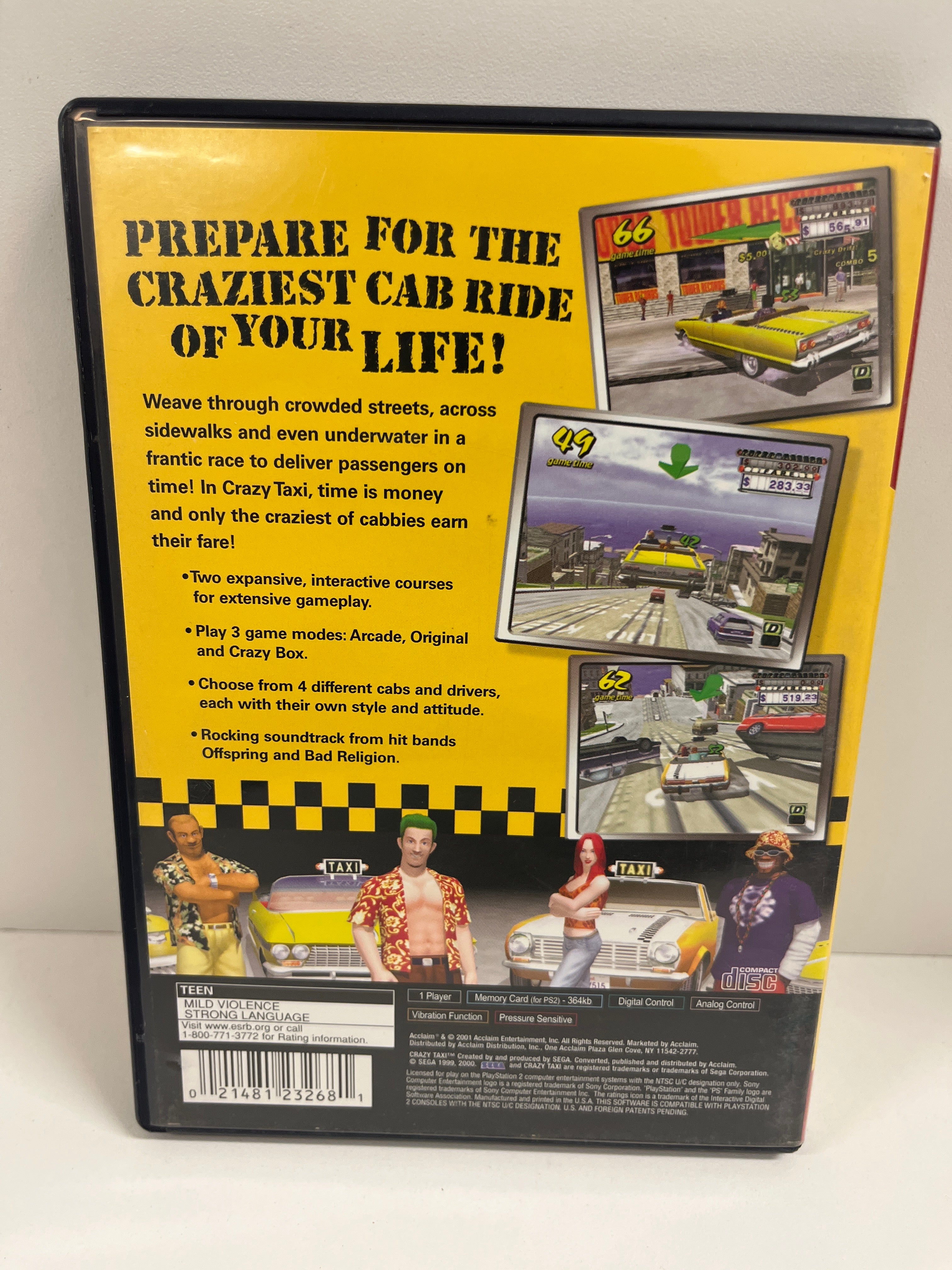 Crazy Taxi [Greatest Hits] - Playstation 2 - Image 2