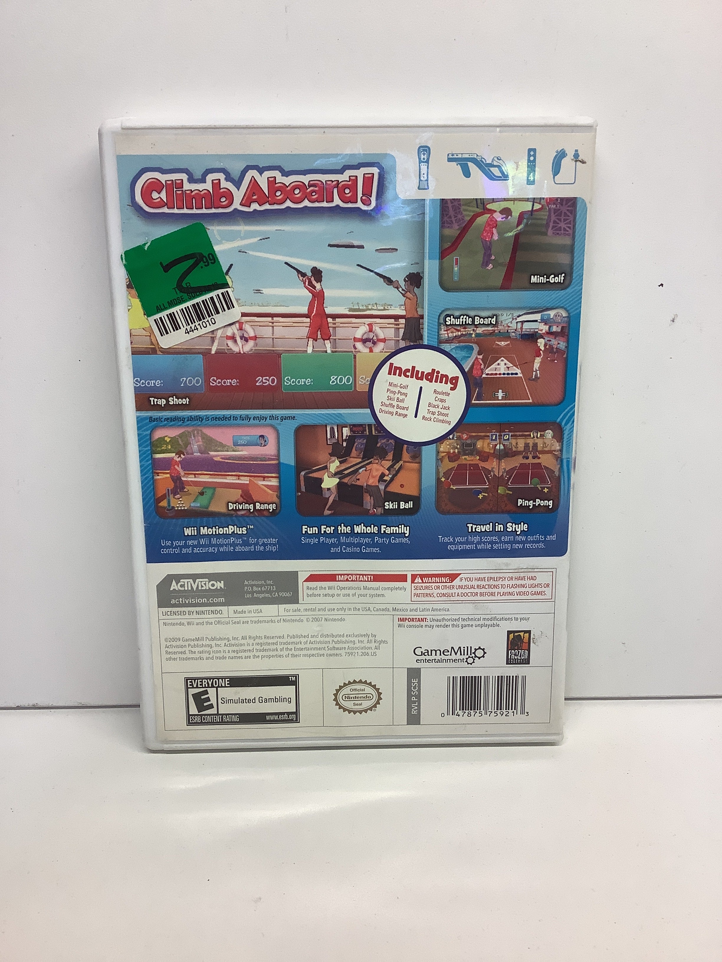Cruise Ship Vacation Games - Wii - Image 2