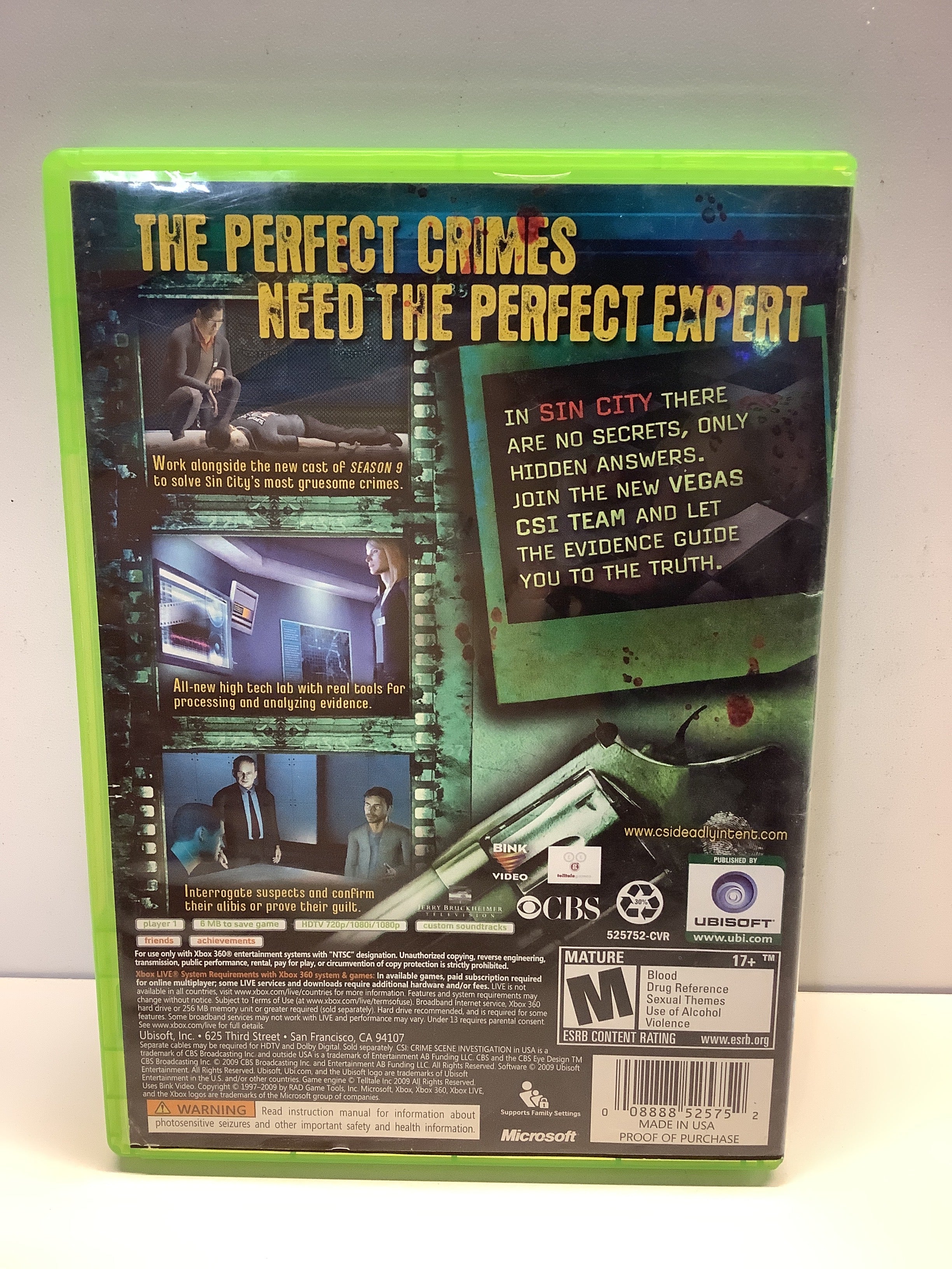 CSI: Crime Scene Investigation: Deadly Intent - Xbox 360 - Image 2