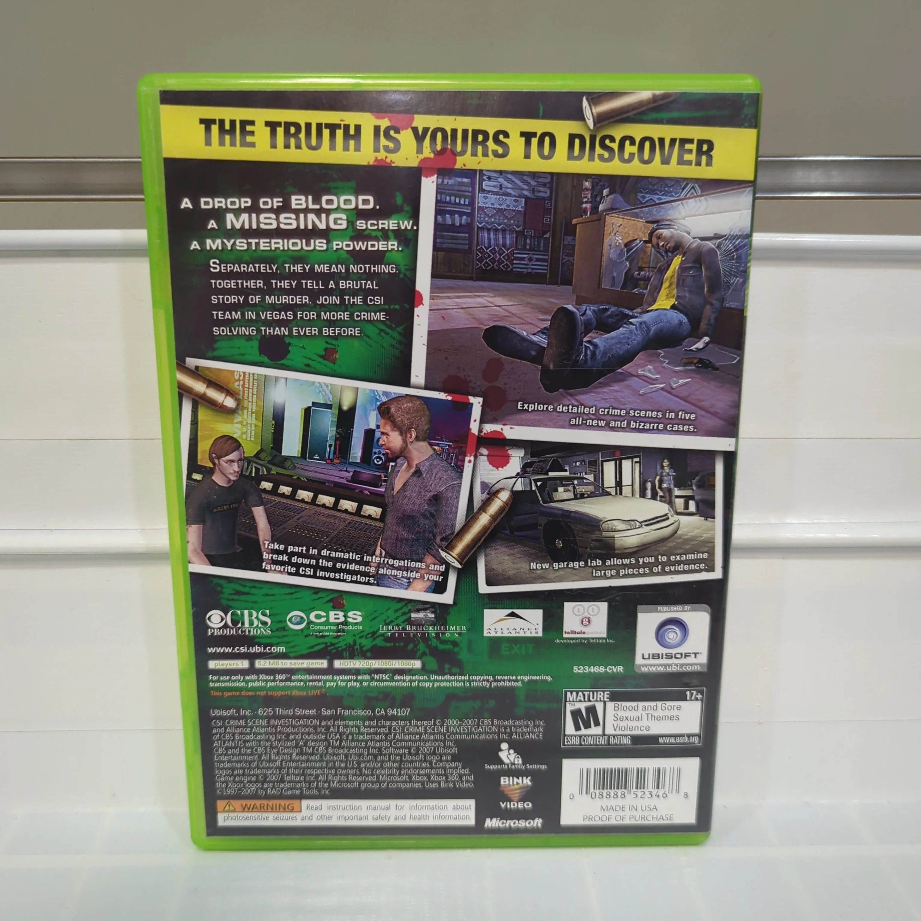 CSI Hard Evidence - Xbox 360 - Image 2