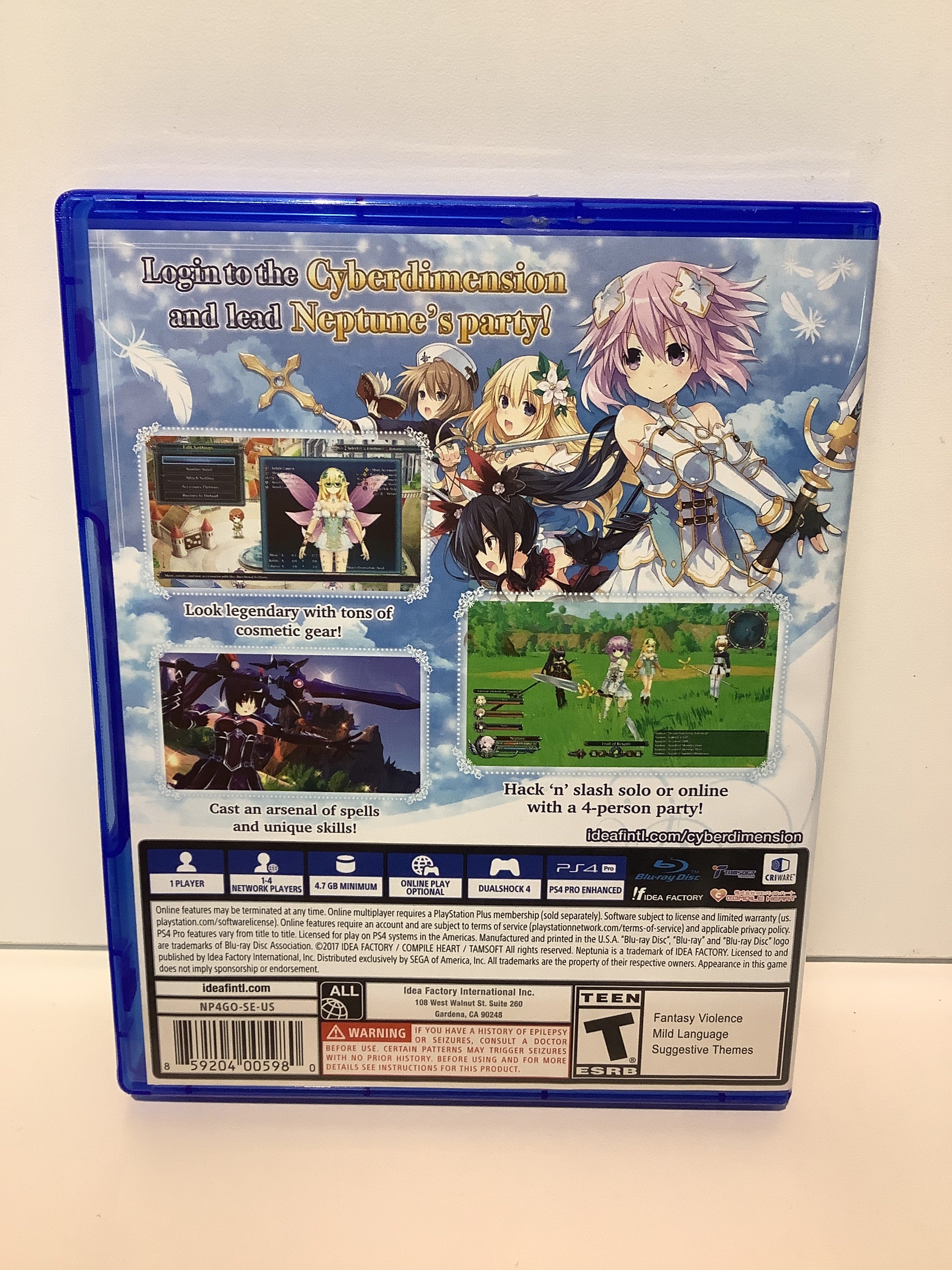 Cyberdimension Neptunia: 4 Goddesses Online - Playstation 4 - Image 2