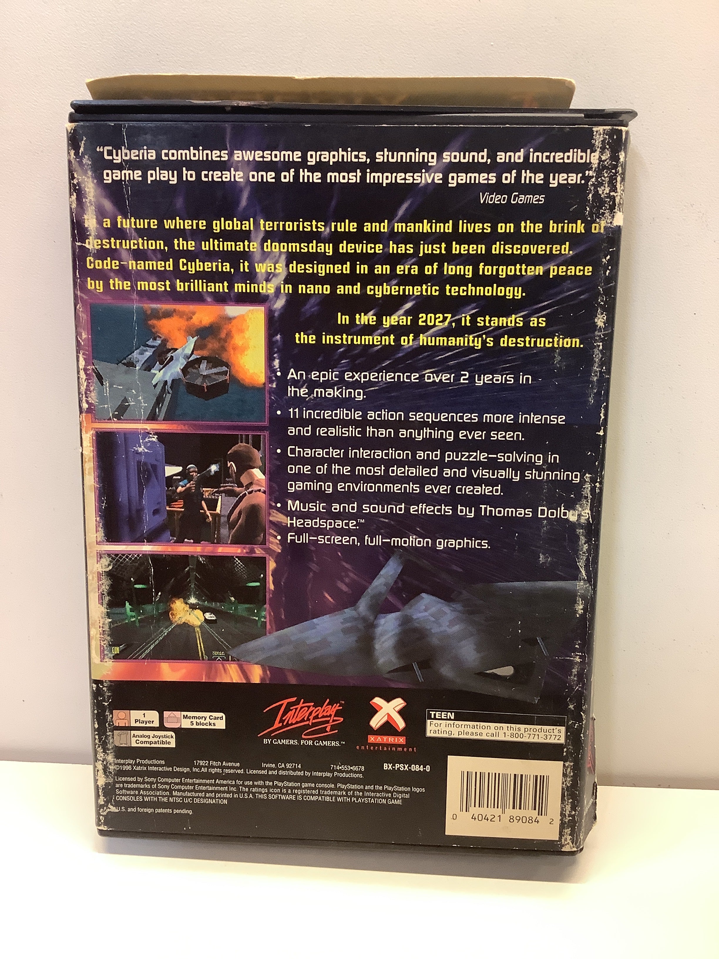 Cyberia [Long Box] - Playstation - Image 2