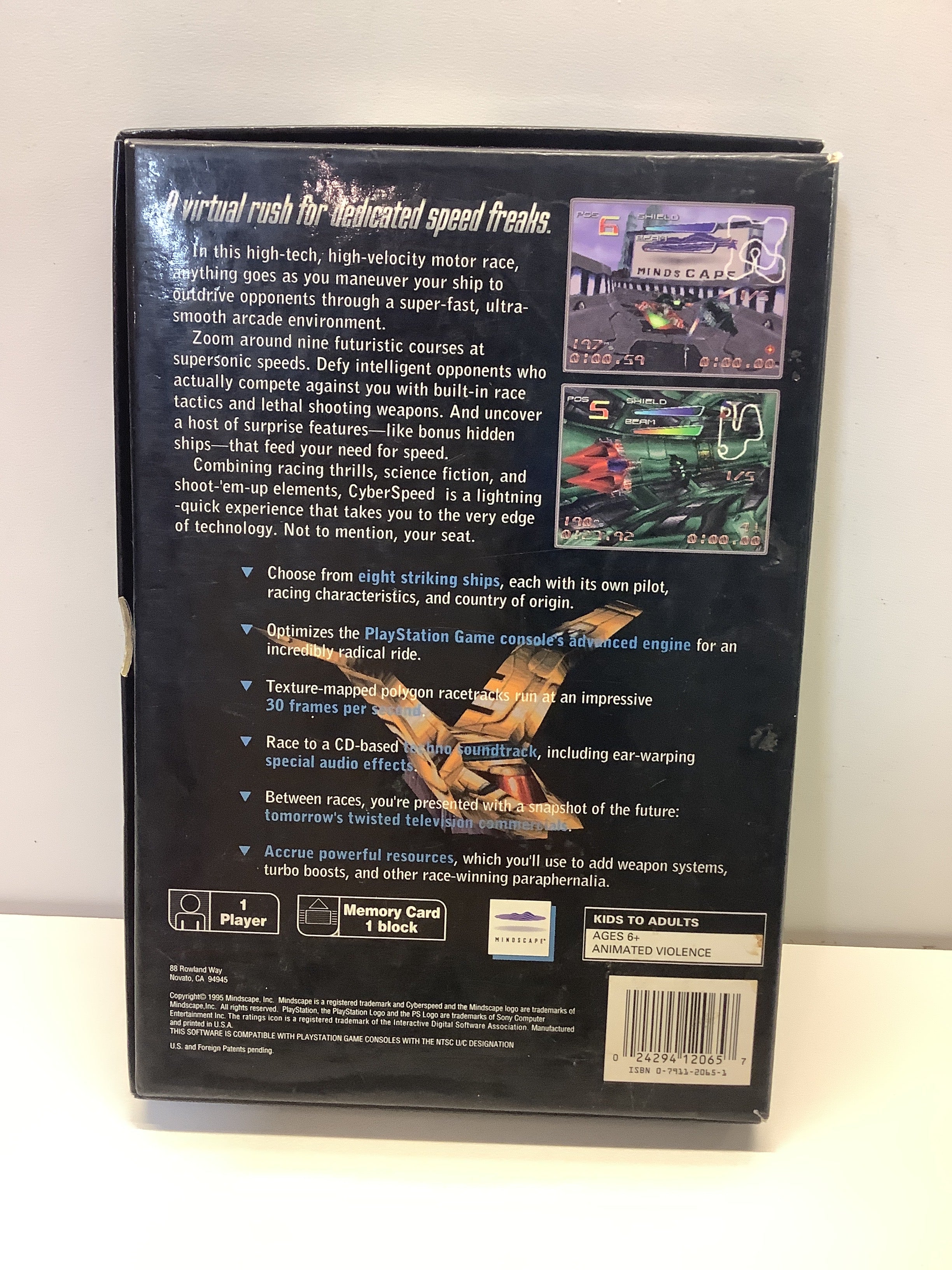 CyberSpeed [Long Box] - Playstation - Image 2
